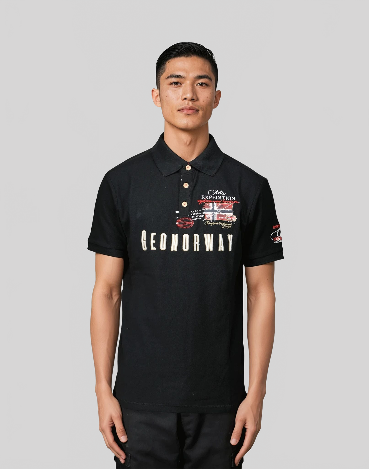 Geographical Norway KASON Hombre - Polo manga corta 100% Algodón - Geographical Norway KASON_MEN_GRIS_CLAIR_S_S_SDB-KASON_MEN_BLANC_S_SDB-KASON_MEN_GRIS_CLAIR_M_SDB-KASON_MEN_BLANC_M_SDB-KASON_MEN_GRIS_CLAIR_L_SDB-KASON_MEN_BLANC_L_SDB-KASON_MEN_GRIS_CLAIR_XL_SDB-KASON_MEN_BLANC_XL_SDB-KASON_MEN_GRIS_CLAIR_XXL_SDB-KASON_MEN_BLANC_XXL_SDB