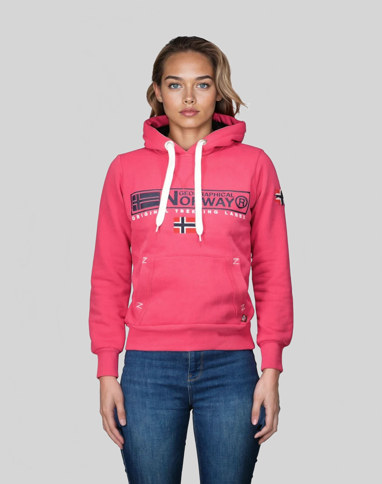 Geographical Norway Gasic Femme - Sweat à Capuche - Geographical Norway GASIC_LADY_MARINE_S_SDB-GASIC_LADY_GRIS_CLAIR_S_SDB-GASIC_LADY_NOIR_S_SDB-GASIC_LADY_ROSE_FLASH_S_SDB-GASIC_LADY_ROUGE_S_SDB-GASIC_LADY_MARINE_M_SDB-GASIC_LADY_GRIS_CLAIR_M_SDB-GASIC_LADY_NOIR_M_SDB-GASIC_LADY_ROSE_FLASH_M_SDB-GASIC_LADY_ROUGE_M_SDB