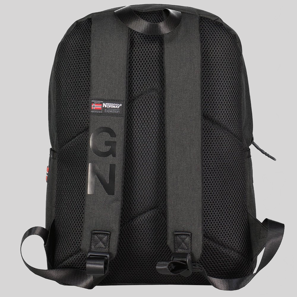 Geographical Norway Santos - Zaino con tasca frontale con zip, stampe e bandiera - Geographical Norway SANTOS_SAC_MARINE_SDB-1-SANTOS_SAC_MARINE_SDB-5-SANTOS_SAC_KAKI_SDB-SANTOS_SAC_NOIR_SDB