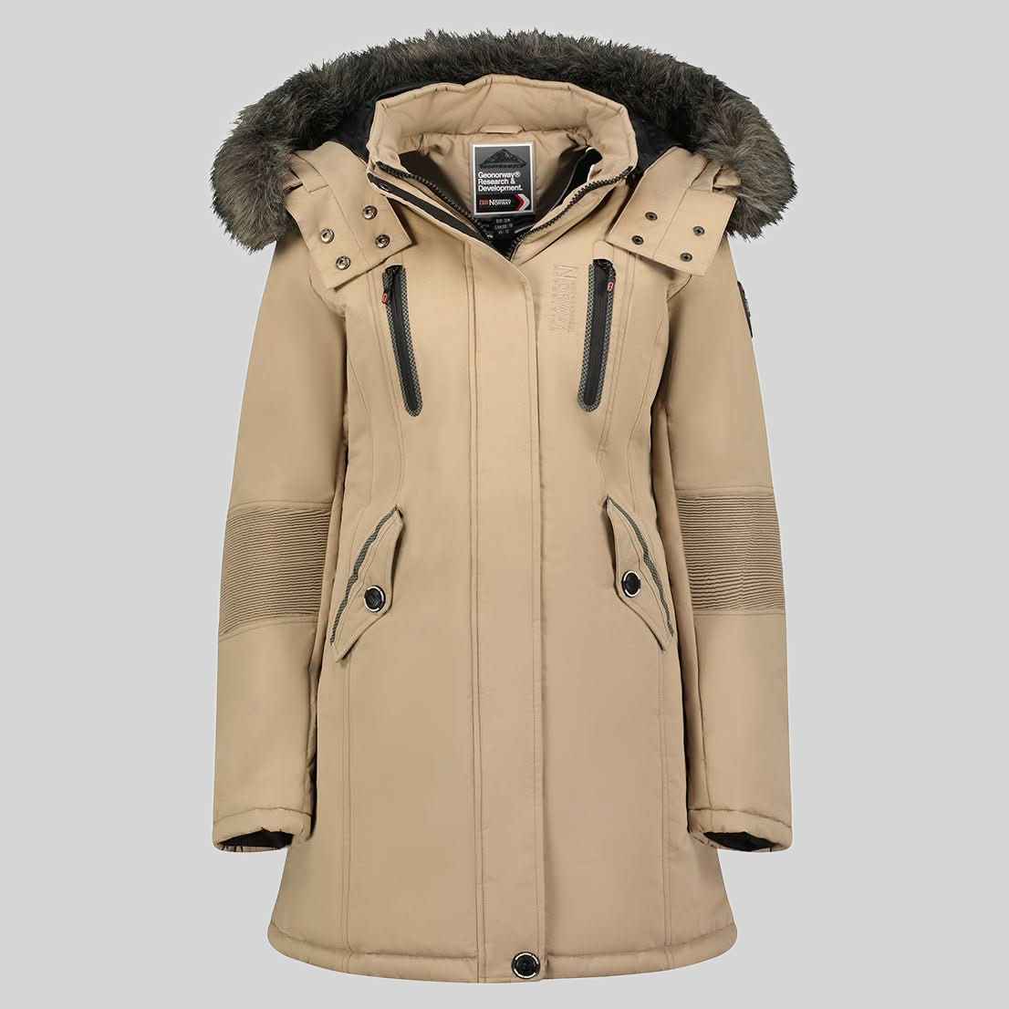 Geographical Norway Coraly Femme - Parka - Geographical Norway CORALY_LADY_BEIGE_S_SDB-CORALY_LADY_BEIGE_M_SDB-CORALY_LADY_BEIGE_L_SDB-CORALY_LADY_BEIGE_XL_SDB-CORALY_LADY_BEIGE_XXL_SDB-CORALY_LADY_KAKI_S_SDB-CORALY_LADY_KAKI_M_SDB-CORALY_LADY_KAKI_L_SDB-CORALY_LADY_KAKI_XL_SDB-CORALY_LADY_KAKI_XXL_SDB