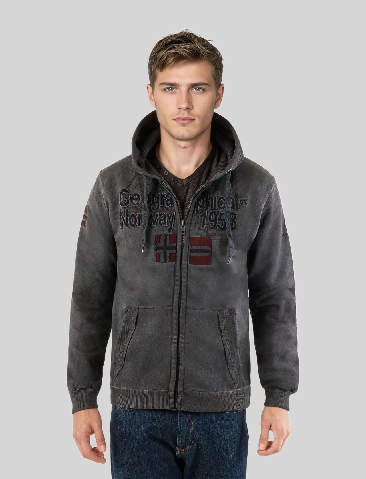Geographical Geographical Norway Gimdo Hombre - Sudadera con capucha - Geographical Norway GIMDO_MEN_GRIS_CLAIR_M_SDB-GIMDO_MEN_GRIS_CLAIR_L_SDB-GIMDO_MEN_GRIS_CLAIR_XL_SDB-GIMDO_MEN_GRIS_CLAIR_XXL_SDB-GIMDO_MEN_GRIS_FONCE_S_SDB-GIMDO_MEN_GRIS_FONCE_M_SDB-GIMDO_MEN_GRIS_FONCE_L_SDB-GIMDO_MEN_GRIS_FONCE_XL_SDB-GIMDO_MEN_GRIS_FONCE_XXL_SDB-GIMDO_MEN_GRIS_FONCE_3XL_SDB
