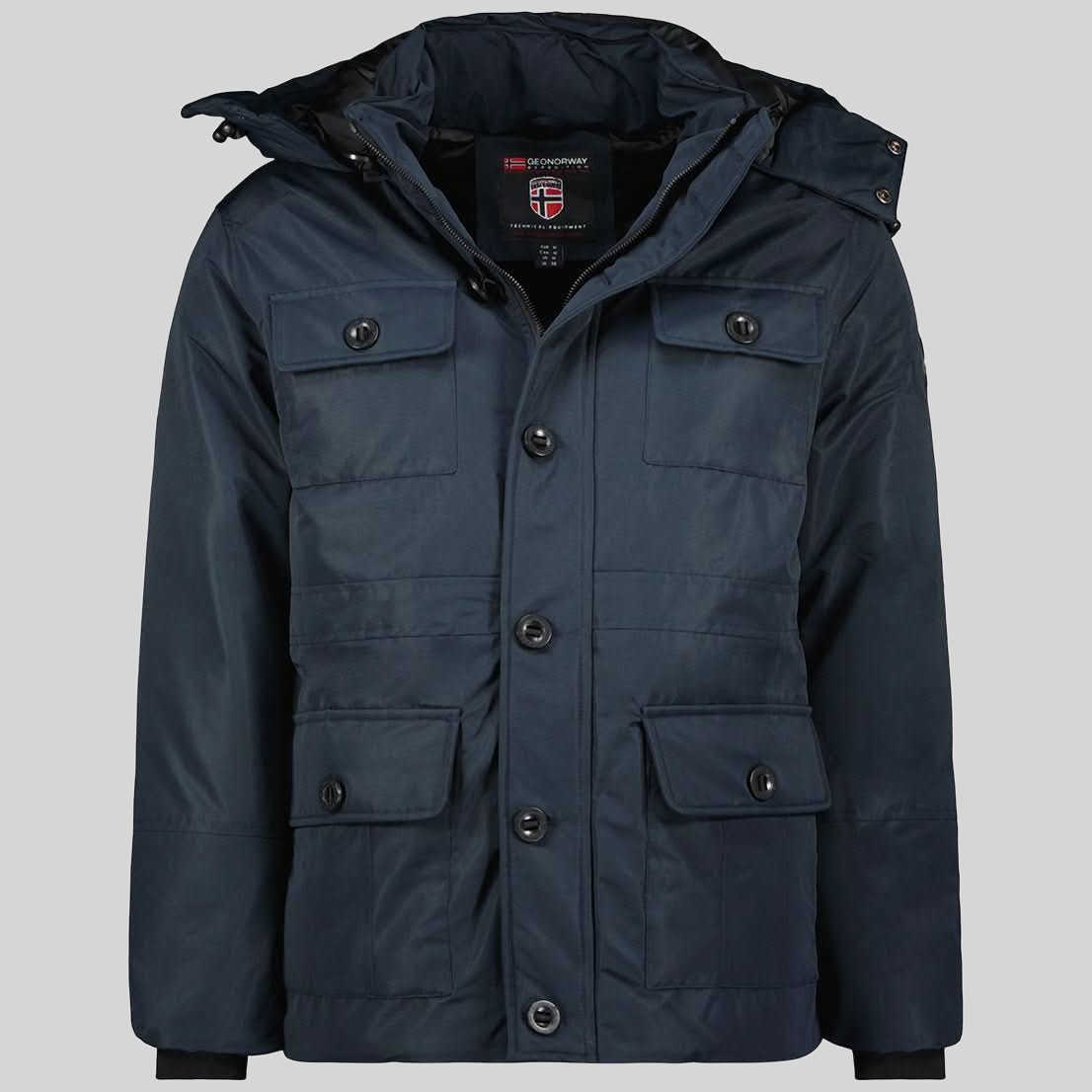 Geographical Geographical Norway Coucou Hombre - Parka - Geographical Norway COUCOU_MEN_MARINE_S_SDB-COUCOU_MEN_GRIS_FONCE_SDB-COUCOU_MEN_NOIR_S_SDB-COUCOU_MEN_MARINE_SDB-CUCKOO_MEN_GREY_FONCE_M_SDB-CUCKOO_MEN_BLACK_M_SDB-CUCKOO_MEN_MARINE_L_SDB-CUCKOO_MEN_GREY_FONCE_L_SDB-CUCKOO_MEN_BLACK_L_SDB-CUCKOO_MEN_MARINE_XL_SDB