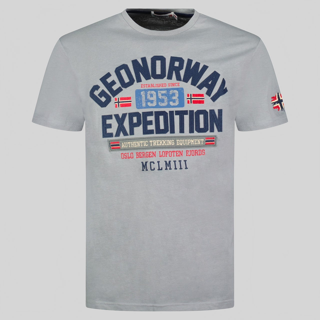 Geographical Norway Jermanito Uomo - Maglietta a maniche corte - Geographical Norway JERMANITO_MEN_GRIS_S_SDB-JERMANITO_MEN_GRIS_M_SDB-JERMANITO_MEN_GRIS_XL_SDB-JERMANITO_MEN_GRIS_XXL_SDB-JERMANITO_MEN_GRIS_3XL_SDB-JERMANITO_MEN_MARINE_S_SDB-JERMANITO_MEN_MARINE_M_SDB-JERMANITO_MEN_MARINE_L_SDB-JERMANITO_MEN_MARINE_XL_SDB