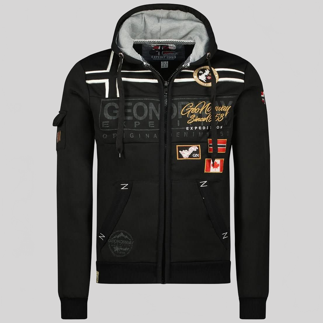 Geographical Norway Garadock Homme - Sweatshirt - Geographical Norway - S Red