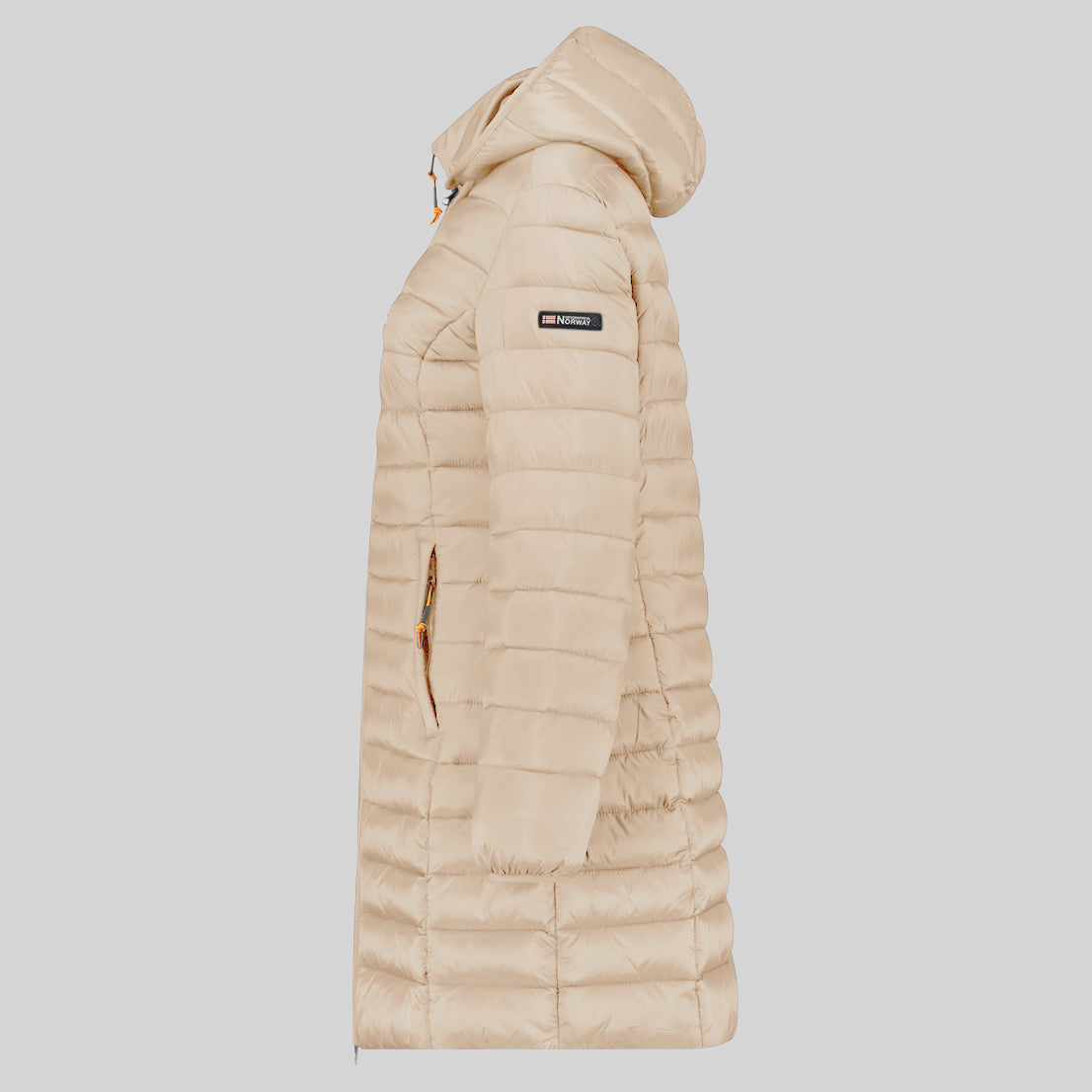  Geographical Norway ATIKOLOR LONG HOOD Mujer - Chaqueta Gris oscuro