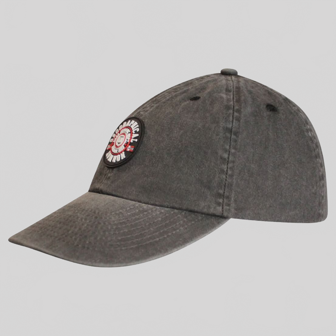 Geographical Norway Warren - Adjustable cotton cap with badge - Geographical Norway WARREN_CAP_GRIS_FONCE-WARREN_CAP_KAKI-WARREN_CAP_MARINE