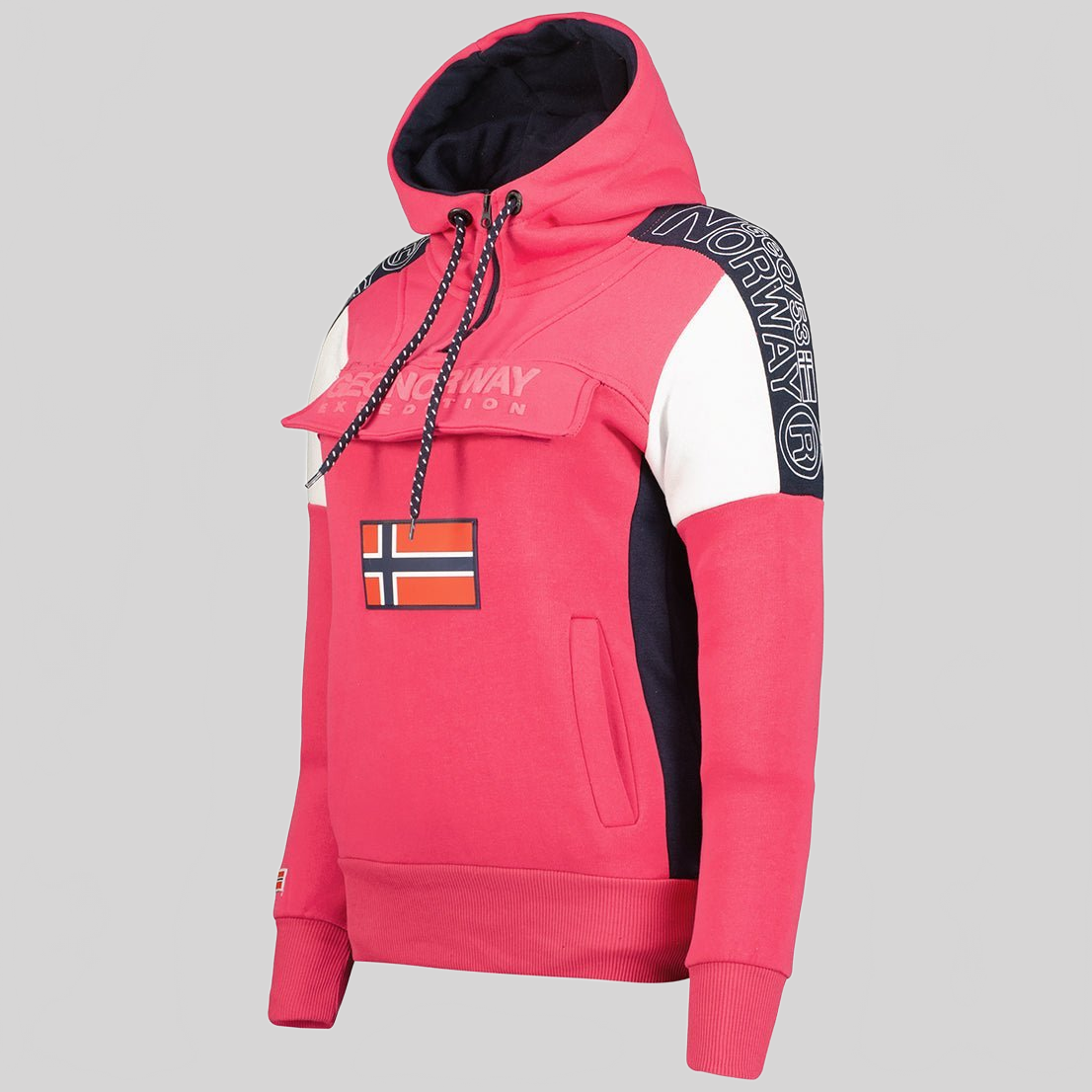 Geographical Norway Fago Femme - Sweat à capuche - Geographical Norway FAGO_LADY_NOIR_S_SDB-FAGO_LADY_MARINE_S_SDB-FAGO_LADY_GRIS_CLAIR_S_SDB-FAGO_LADY_ROUGE_S_SDB-FAGO_LADY_ROSE_FLASH_S_SDB-FAGO_LADY_NOIR_L_SDB-FAGO_LADY_MARINE_M_SDB-FAGO_LADY_GRIS_CLAIR_M_SDB-FAGO_LADY_ROUGE_M_SDB-FAGO_LADY_ROSE_FLASH_M_SDB