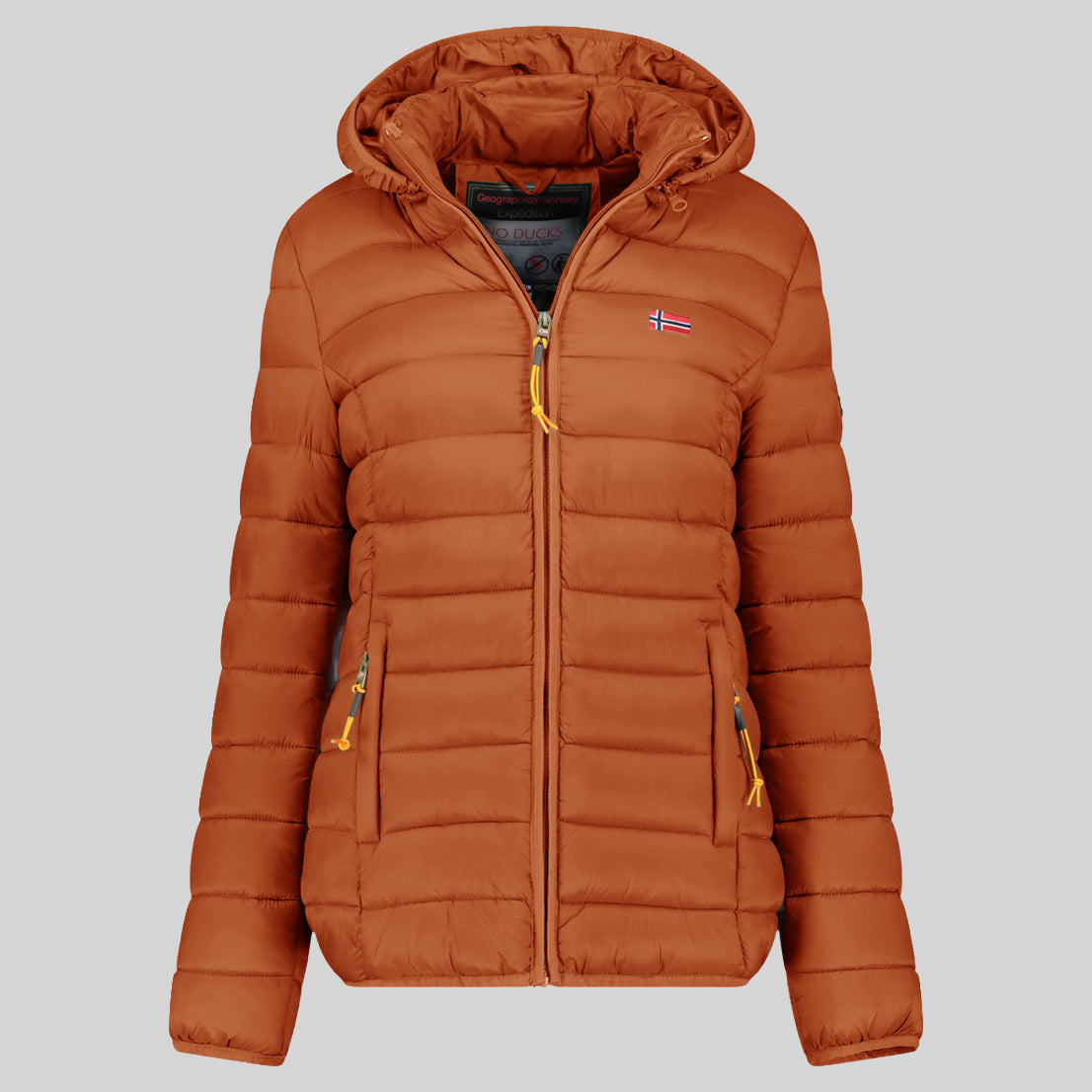  Geographical Norway ATIKOLOR HOOD Damen - Jacke Hellgrau