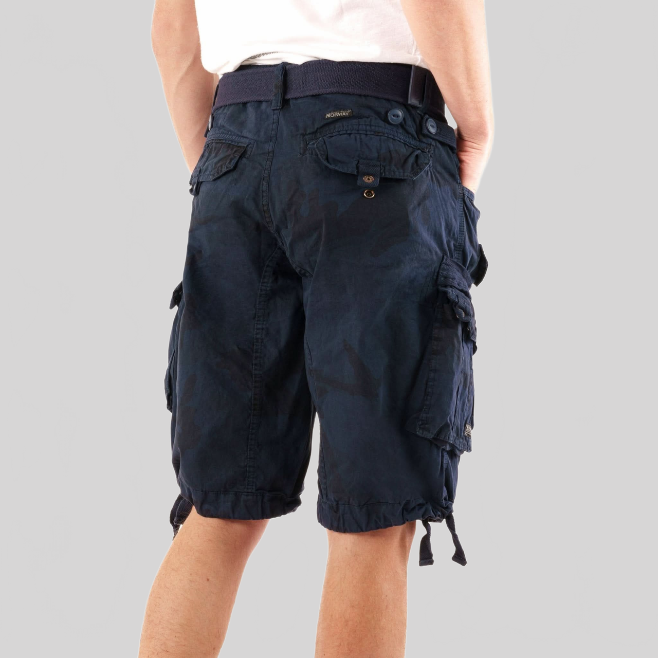 Geographical Norway Geographical Norway Panoramique Homme - Bermuda Camo Blanco - Geographical Norway - S Camo Blanco