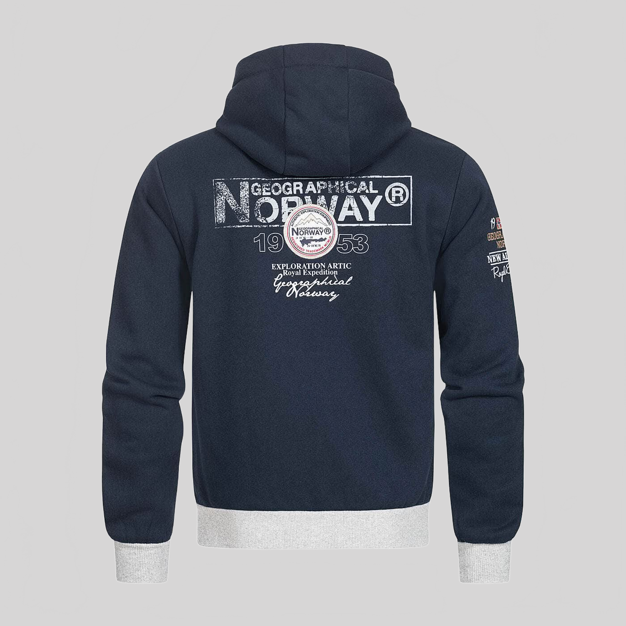 Geographical Norway Flyer Homme - Sweatshirt zippé - Geographical Norway - S Marine
