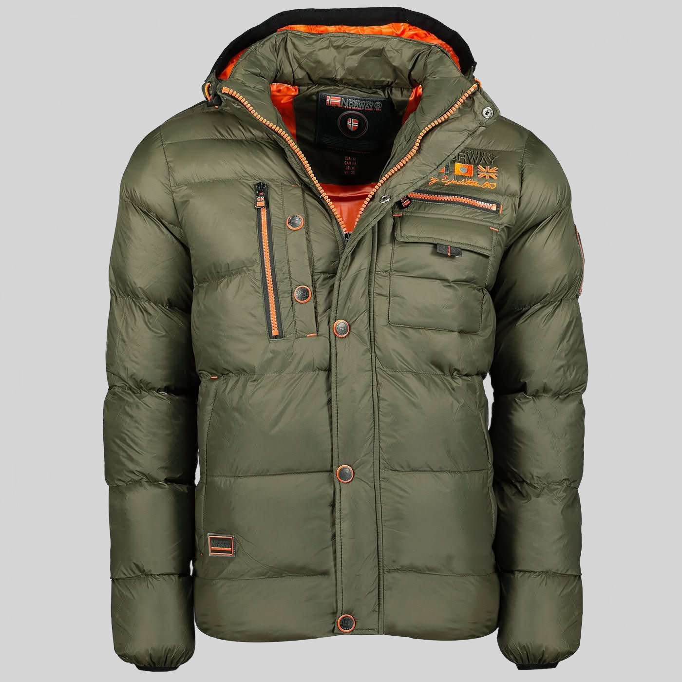 Geographical Norway Geographical Norway Citernier Homme - Chaqueta acolchada Fantasía acolchada Caqui - Geographical Norway - S Caqui