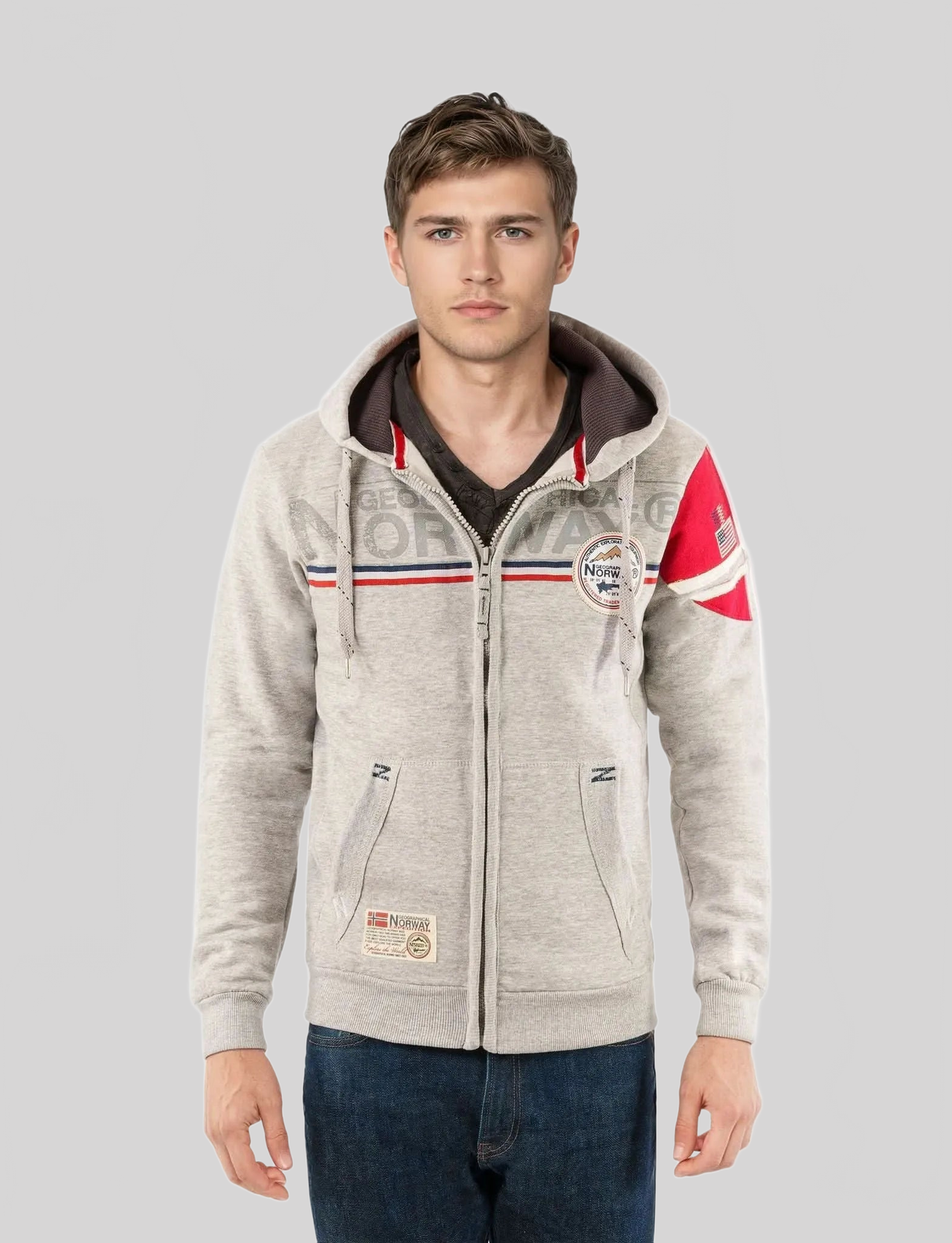 Geographical Norway Faponie Homme - Sweat homme à capuche - Geographical Norway FAPONIE_MEN_GRIS_CLAIR_S_SDB-FAPONIE_MEN_GRIS_CLAIR_M_SDB-FAPONIE_MEN_GRIS_CLAIR_L_SDB-FAPONIE_MEN_GRIS_CLAIR_XL_SDB-FAPONIE_MEN_GRIS_CLAIR_XXL_SDB-FAPONIE_MEN_GRIS_FONCE_S_SDB-FAPONIE_MEN_GRIS_FONCE_M_SDB-FAPONIE_MEN_GRIS_FONCE_L_SDB-FAPONIE_MEN_GRIS_FONCE_XL_SDB-FAPONIE_MEN_GRIS_FONCE_XXL_SDB