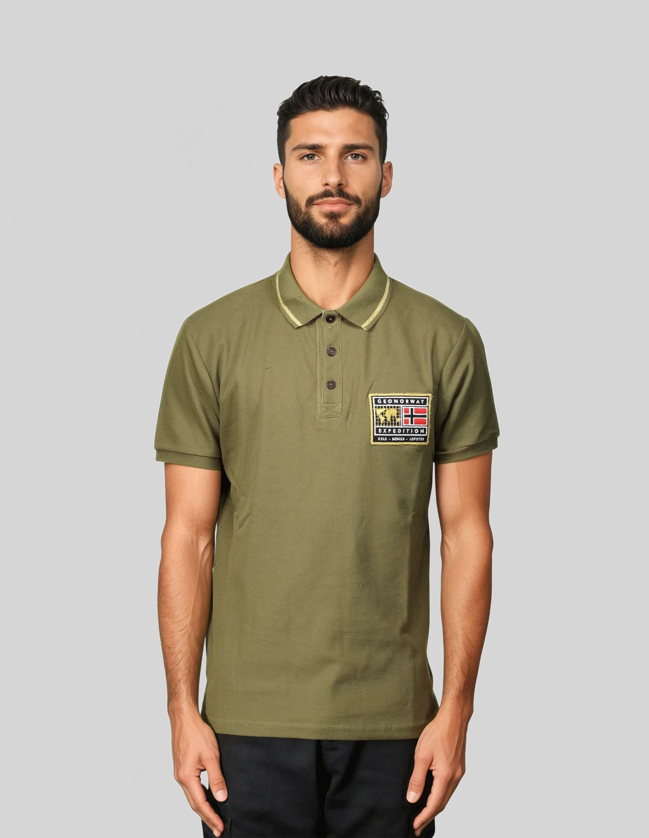 Geographical Norway KARITE Hombre - Polo manga corta 100% Algodón - Geographical Norway KARITE_MEN_GRIS_CLAIR_SDB-KARITE_MEN_GRIS_CLAIR_M_SDB-KARITE_MEN_GRIS_CLAIR_L_SDBKARITE_MEN_GREY_CLEAR_XL_SDB-KARITE_MEN_GREY_CLEAR_XXL_SDB-KARITE_MEN_GREY_CLEAR_3XL_SDB-KARITE_MEN_KAKI_S_SDB-KARITE_MEN_KAKI_M_SDB-KARITE_MEN_KAKI_L_SDB-KARITE_MEN_KAKI_XL_SDB
