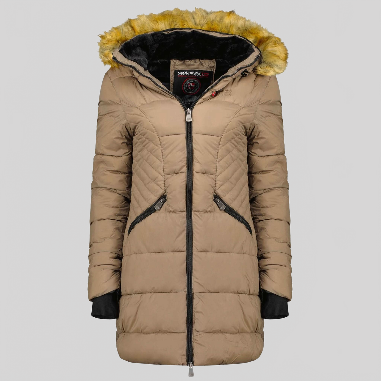 Geographical Norway Geographical Norway Abeille Femme - Parka cálida con capucha - Geographical Norway ABEILLE_LADY_KAKI_S_SDB-ABEILLE_LADY_MARINE_S_SDB-ABEILLE_LADY_NOIR_S_SDB-BEE_LADY_MOLE_SDB-BEE_LADY_KHAKI_M_SDB-BEE_LADY_MARINE_M_SDB-BEE_LADY_BLACK_M_SDB-BEE_LADY_MOLE_M_SDB-BEE_LADY_KHAKI_L_SDB-BEE_LADY_MARINE_L_SDB
