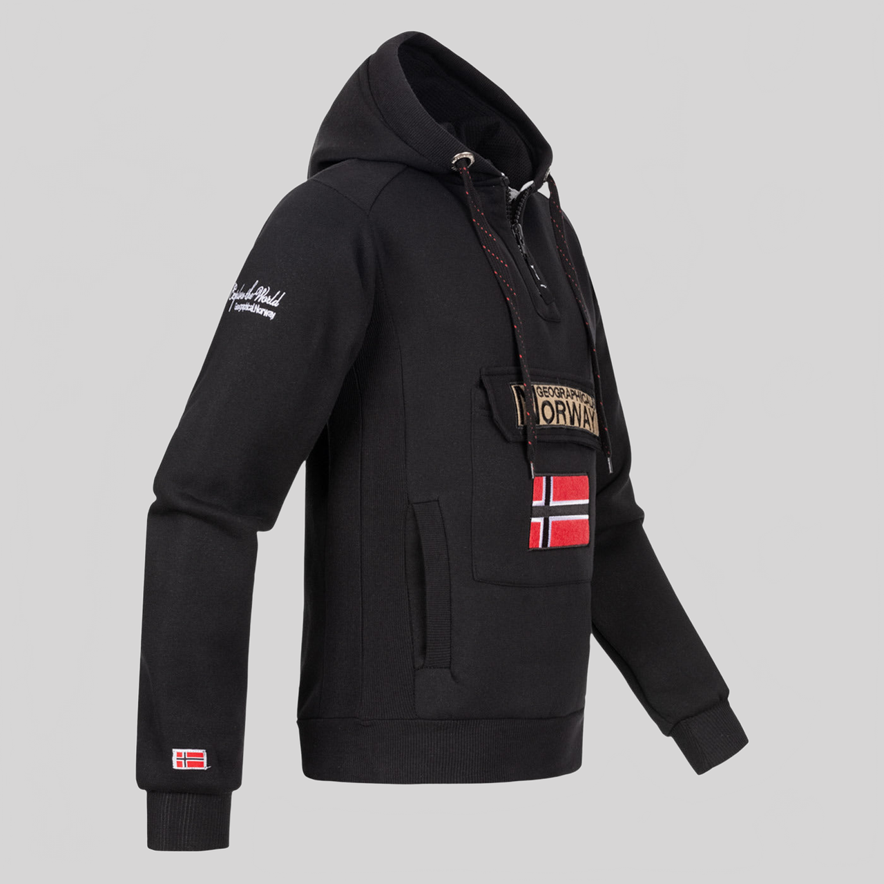 Geographical Geographical Norway Gymclass Hombre - Sudadera con capucha - Geographical Norway - 3XL Marrón