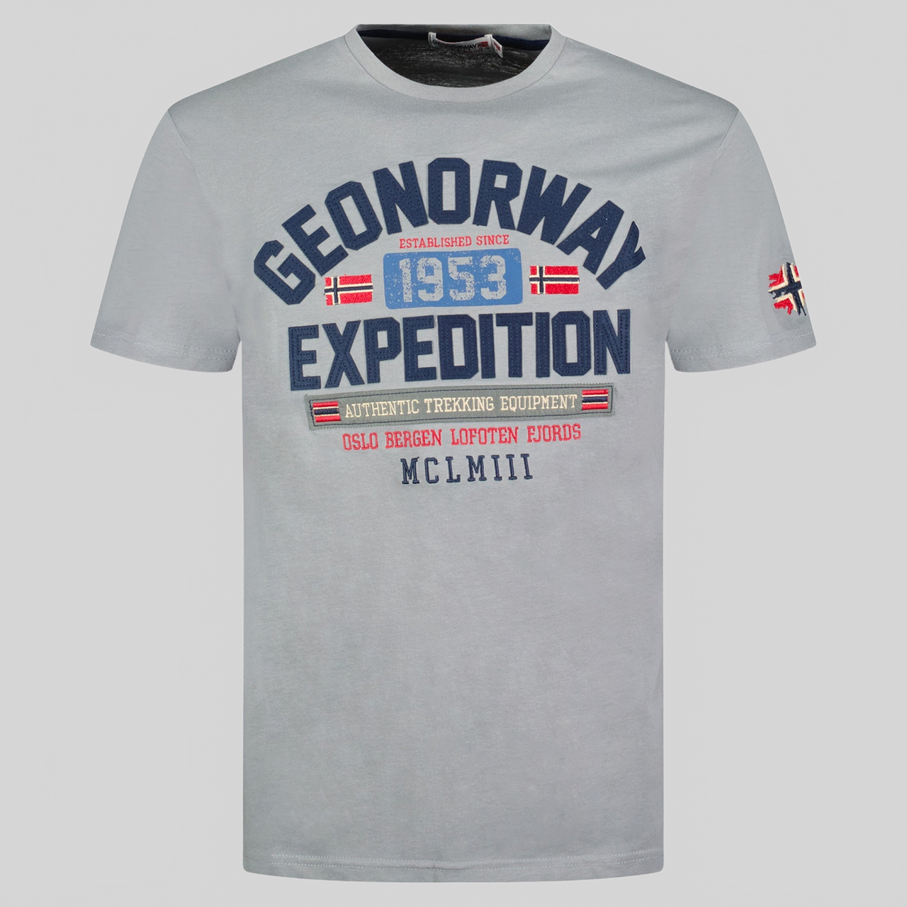 Geographical Norway Jermanito Uomo - Maglietta a maniche corte - Geographical Norway JERMANITO_MEN_GRIS_S_SDB-JERMANITO_MEN_GRIS_M_SDB-JERMANITO_MEN_GRIS_XL_SDB-JERMANITO_MEN_GRIS_XXL_SDB-JERMANITO_MEN_GRIS_3XL_SDB-JERMANITO_MEN_MARINE_S_SDB-JERMANITO_MEN_MARINE_M_SDB-JERMANITO_MEN_MARINE_L_SDB-JERMANITO_MEN_MARINE_XL_SDB