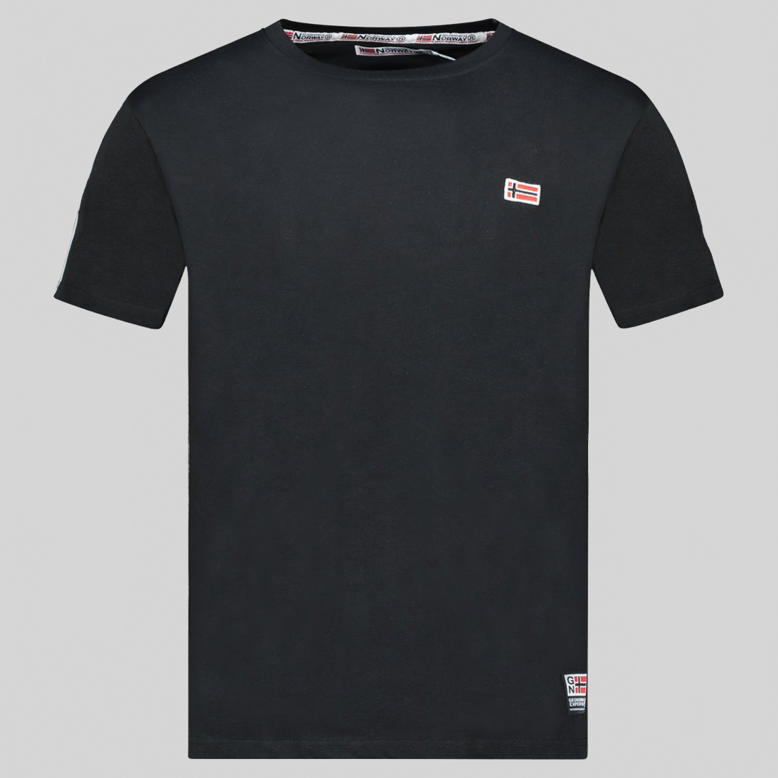 Geographical Norway Javenger - T-Shirt Homme Manches Courtes avec Drapeau - Geographical Norway JAVENGER_MEN_GRIS_CLAIR_S_SDB-JAVENGER_MEN_NOIR_S_SDB-JAVENGER_MEN_BLANC_S_SDB-JAVENGER_MEN_MARINE_S_SDB-JAVENGER_MEN_KAKI_S_SDB-JAVENGER_MEN_BLANC_M_SDB-JAVENGER_MEN_MARINE_M_SDB-JAVENGER_MEN_KAKI_M_SDB-JAVENGER_MEN_NOIR_M_SDB-JAVENGER_MEN_GRIS_CLAIR_M_SDB