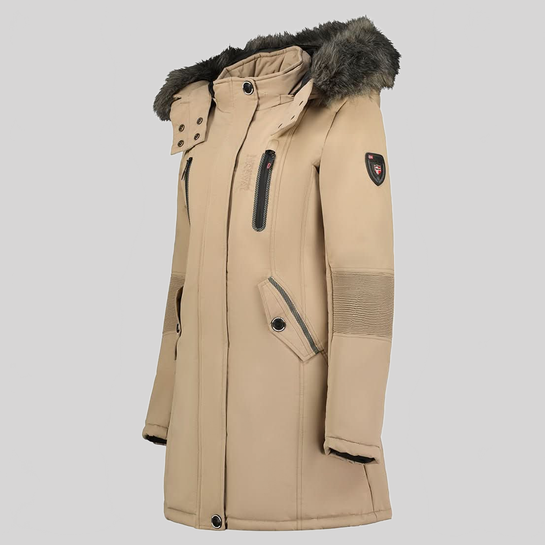 Geographical Norway Coraly Femme - Parka - Geographical Norway CORALY_LADY_BEIGE_S_SDB-CORALY_LADY_BEIGE_M_SDB-CORALY_LADY_BEIGE_L_SDB-CORALY_LADY_BEIGE_XL_SDB-CORALY_LADY_BEIGE_XXL_SDB-CORALY_LADY_KAKI_S_SDB-CORALY_LADY_KAKI_M_SDB-CORALY_LADY_KAKI_L_SDB-CORALY_LADY_KAKI_XL_SDB-CORALY_LADY_KAKI_XXL_SDB