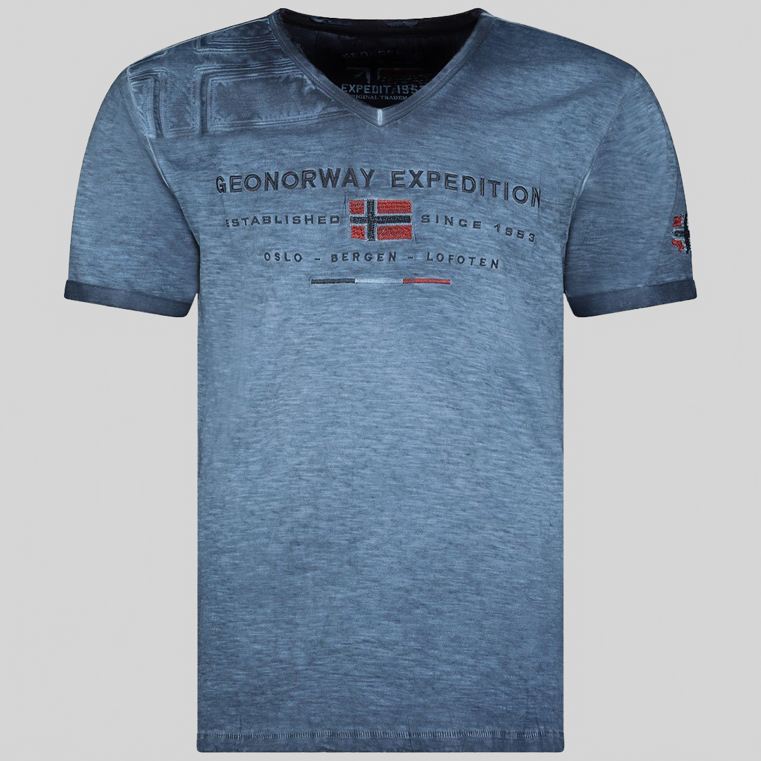 Geographical Norway Jiwash Homme - T-shirt homme col V - Geographical Norway JIWASH_MEN_BLANC_BLEU_ROYAL_XL_SDB-JIWASH_MEN_BLANC_BLEU_ROYAL_XXL_SDB-JIWASH_MEN_BEIGE_M_SDB-JIWASH_MEN_BEIGE_L_SDB-JIWASH_MEN_BEIGE_XL_SDB-JIWASH_MEN_BEIGE_XXL_SDB-JIWASH_MEN_BLEU_M_SDB-JIWASH_MEN_BLEU_L_SDB-JIWASH_MEN_BLEU_3XL_SDB-JIWASH_MEN_GRIS_FONCE_M_SDB