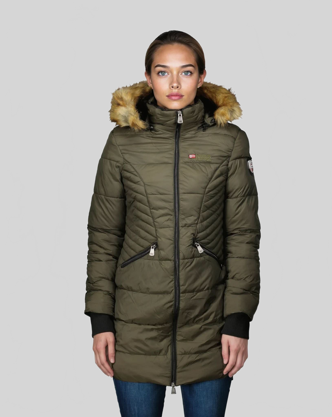 Geographical Norway Biene Frau - Warmer Parka mit Kapuze - Geographical Norway ABEILLE_LADY_KAKI_S_SDB-ABEILLE_LADY_MARINE_S_SDB-ABEILLE_LADY_NOIR_S_SDB-.BIENE_LADY_TAUPE_S_SDB- BIENE_LADY_KAKI_M_SDB- BIENE_LADY_MARINE_M_SDB- BIENE_LADY_SCHWARZ_M_SDB- BIENE_LADY_TAUPE_M_SDB- BIENE_LADY_KAKI_L_SDB- BIENE_LADY_MARINE_L_SDB