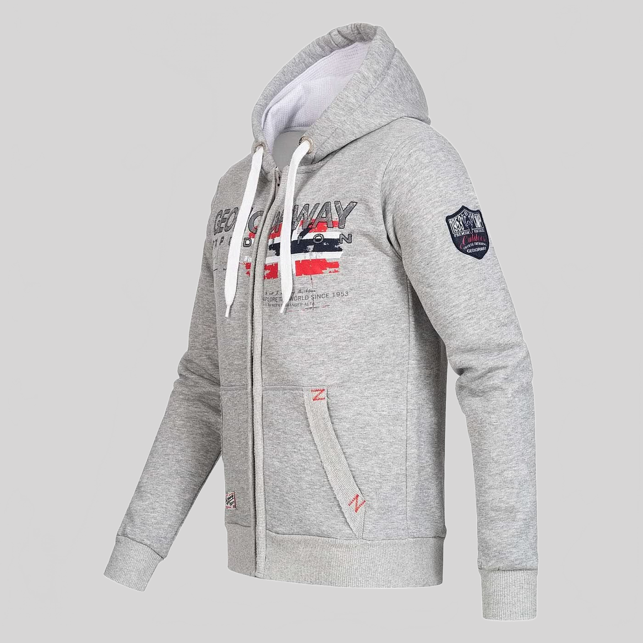 Geographical Norway Gisland Homme - Sweat à capuche - Geographical Norway GISLAND_MEN_GRIS_CLAIR_S_SDB-GISLAND_MEN_GRIS_CLAIR_M_SDB-GISLAND_MEN_GRIS_CLAIR_L_SDB-GISLAND_MEN_GRIS_CLAIR_XL_SDB-GISLAND_MEN_GRIS_CLAIR_XXL_SDB-GISLAND_MEN_GRIS_FONCE_S_SDB-GISLAND_MEN_GRIS_FONCE_M_SDB-GISLAND_MEN_GRIS_FONCE_L_SDB-GISLAND_MEN_GRIS_FONCE_XL_SDB-GISLAND_MEN_GRIS_FONCE_XXL_SDB