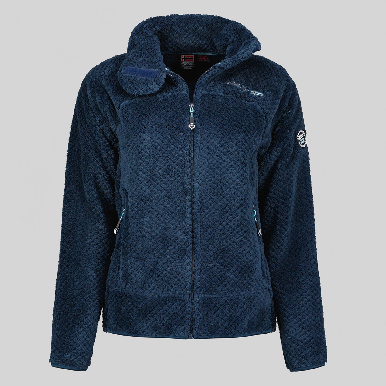 Geographical Norway Tropezienne Femme - Polaire zippée avec col fermable - Geographical Norway TROPEZIENNE_LADY_GRIS_CLAIR_S_SDB-TROPEZIENNE_LADY_GRIS_CLAIR_M_SDB-TROPEZIENNE_LADY_GRIS_CLAIR_L_SDB-TROPEZIENNE_LADY_GRIS_CLAIR_XL_SDB-TROPEZIENNE_LADY_GRIS_CLAIR_XXL_SDB-TROPEZIENNE_LADY_MARINE_S_SDB-TROPEZIENNE_LADY_MARINE_M_SDB-TROPEZIENNE_LADY_MARINE_L_SDB-TROPEZIENNE_LADY_MARINE_XL_SDB-TROPEZIENNE_LADY_MARINE_XXL_SDB