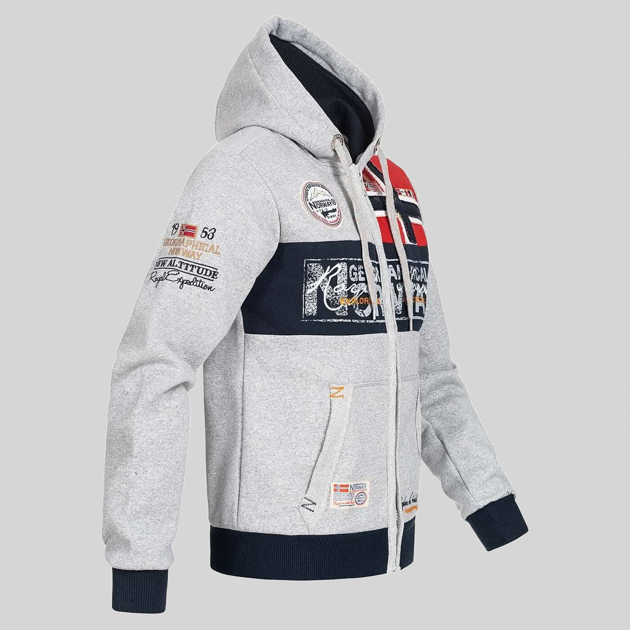 Geographical Norway Flyer Homme - Sweatshirt zippé - Geographical Norway FLYER_MEN_GRIS_CLAIR_S_SDB-FLYER_MEN_BLANC_M_SDB-FLYER_MEN_GRIS_CLAIR_M_SDB-FLYER_MEN_BLANC_L_SDB-FLYER_MEN_GRIS_CLAIR_L_SDB-FLYER_MEN_BLANC_XL_SDB-FLYER_MEN_GRIS_CLAIR_XL_SDB-FLYER_MEN_BLANC_XXL_SDB-FLYER_MEN_BLANC_3XL_SDB-FLYER_MEN_GRIS_CLAIR_XXL_SDB