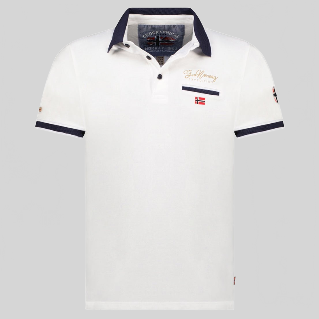 Geographical Norway KARA Homme - Polo à Manches Courtes, Poche - Geographical Norway KARA_MEN_BLANC_S_SDB-KARA_MEN_NOIR_S_SDB-KARA_MEN_KAKI_S_SDB-KARA_MEN_BLANC_M_SDB-KARA_MEN_NOIR_M_SDB-KARA_MEN_KAKI_M_SDB-KARA_MEN_BLANC_L_SDB-KARA_MEN_NOIR_L_SDB-KARA_MEN_KAKI_L_SDB-KARA_MEN_NOIR_XL_SDB