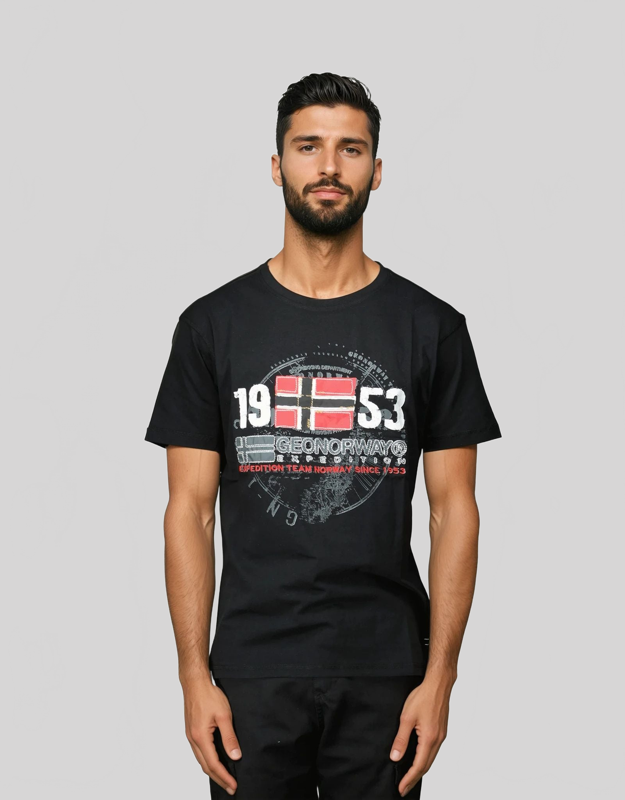 Geographical Norway Japigal Homme - T-shirt manches courtes - Geographical Norway - S Blanc