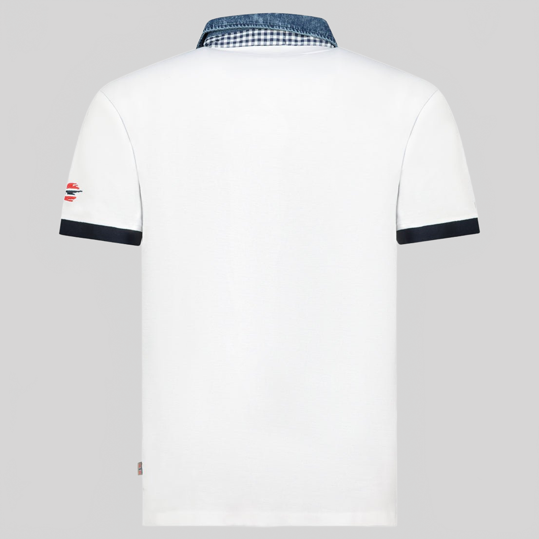 Geographical Norway Kerwin Homme - Polo avec poche, imprimés et détails drapeaux - Geographical Norway KERWIN_MEN_BLANC_CASSE_S_SDB-KERWIN_MEN_NOIR_S_SDB-KERWIN_MEN_MARINE_S_SDB-KERWIN_MEN_GRIS_CLAIR_S_SDB-KERWIN_MEN_BLANC_CASSE_M_SDB-KERWIN_MEN_MARINE_M_SDB-KERWIN_MEN_GRIS_CLAIR_M_SDB-KERWIN_MEN_NOIR_M_SDB-KERWIN_MEN_BLANC_CASSE_L_SDB-KERWIN_MEN_GRIS_CLAIR_L_SDB