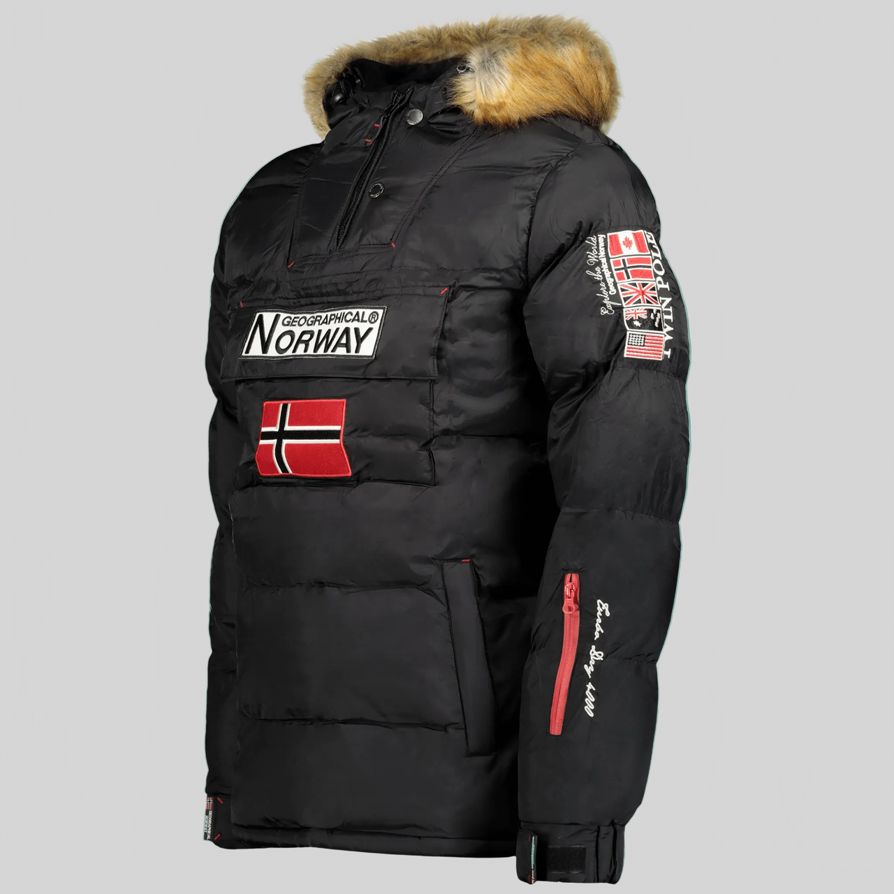 Geographical Norway Bilboquet Man - Quilted Puffer jacket with headband - Geographical Norway BILBOQUET_MEN_NOIR_S_SDB-BILBOQUET_MEN_GRIS_FONCE_S_SDB-BILBOQUET_MEN_KAKI_S_SDB-BILBOQUET_MEN_ROUGE_S_SDB-BILBOQUET_MEN_MARINE_S_SDB-BILBOQUET_MEN_NOIR_M_SDB-BILBOQUET_MEN_GRIS_FONCE_M_SDB-BILBOQUET_MEN_KAKI_M_SDB-BILBOQUET_MEN_ROUGE_M_SDB-BILBOQUET_MEN_MARINE_M_SDB