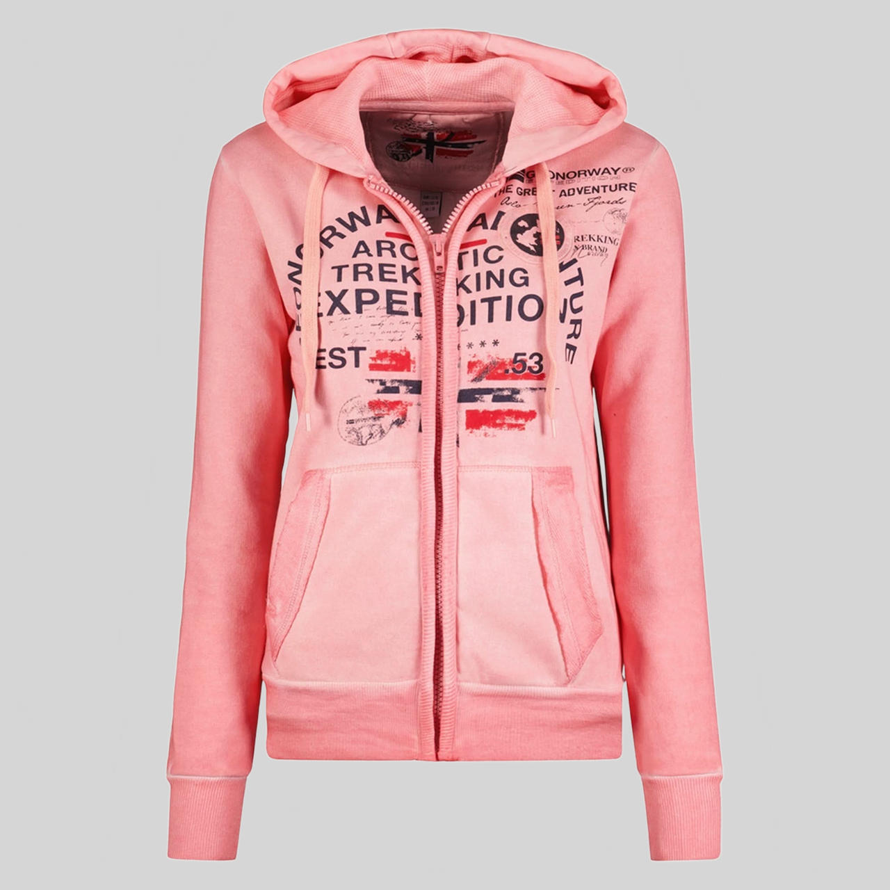 Geographical Norway Gergen Women - Zip sweatshirt - Geographical Norway GERGEN_LADY_GRIS_CLAIR_SDB-GERGEN_LADY_GRIS_CLAIR_M_SDB-GERGEN_LADY_GRIS_CLAIR_L_SDB-GERGEN_LADY_GRIS_CLAIR_XL_SDB-GERGEN_LADY_GRIS_CLAIR_XXL_SDB-GERGEN_LADY_MARINE_SDB-GERGEN_LADY_MARINE_M_SDB-GERGEN_LADY_MARINE_L_SDB-GERGEN_LADY_MARINE_XL_SDB-GERGEN_LADY_MARINE_XXL_SDB