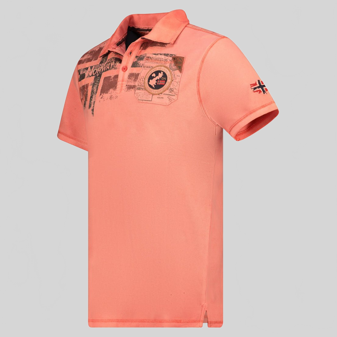 Geographical Norway ográfica KIMAC Hombre - Polo Manga Corta 100% Algodón - Geographical Norway KIMAC_MEN_BEIGE_S_SDB-KIMAC_MEN_BEIGE_M_SDB-KIMAC_MEN_BEIGE_L_SDB-KIMAC_MEN_BEIGE_XL_SDB-KIMAC_MEN_BEIGE_XXL_SDB-KIMAC_MEN_BEIGE_3XL_SDB-KIMAC_MEN_BLEU_S_SDB-KIMAC_MEN_BLEU_M_SDB-KIMAC_MEN_BLEU_XL_SDB-KIMAC_MEN_BLEU_XL_SDB