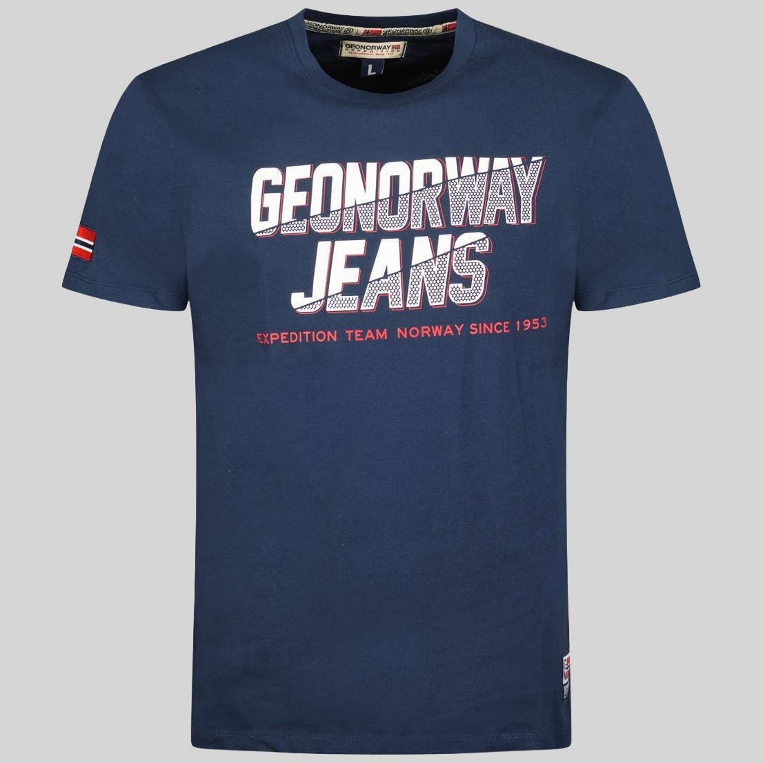 Geographical Norway Jasper - T-shirt Homme Col Rond avec Drapeau et Impressions - Geographical Norway JASPER_MEN_NOIR_M_SDB-JASPER_MEN_BLANC_M_SDB-JASPER_MEN_MARINE_M_SDB-JASPER_MEN_GRIS_CLAIR_M_SDB-JASPER_MEN_ROUGE_M_SDB-JASPER_MEN_GRIS_CLAIR_L_SDB-JASPER_MEN_MARINE_L_SDB-JASPER_MEN_BLANC_L_SDB-JASPER_MEN_ROUGE_L_SDB-JASPER_MEN_NOIR_L_SDB
