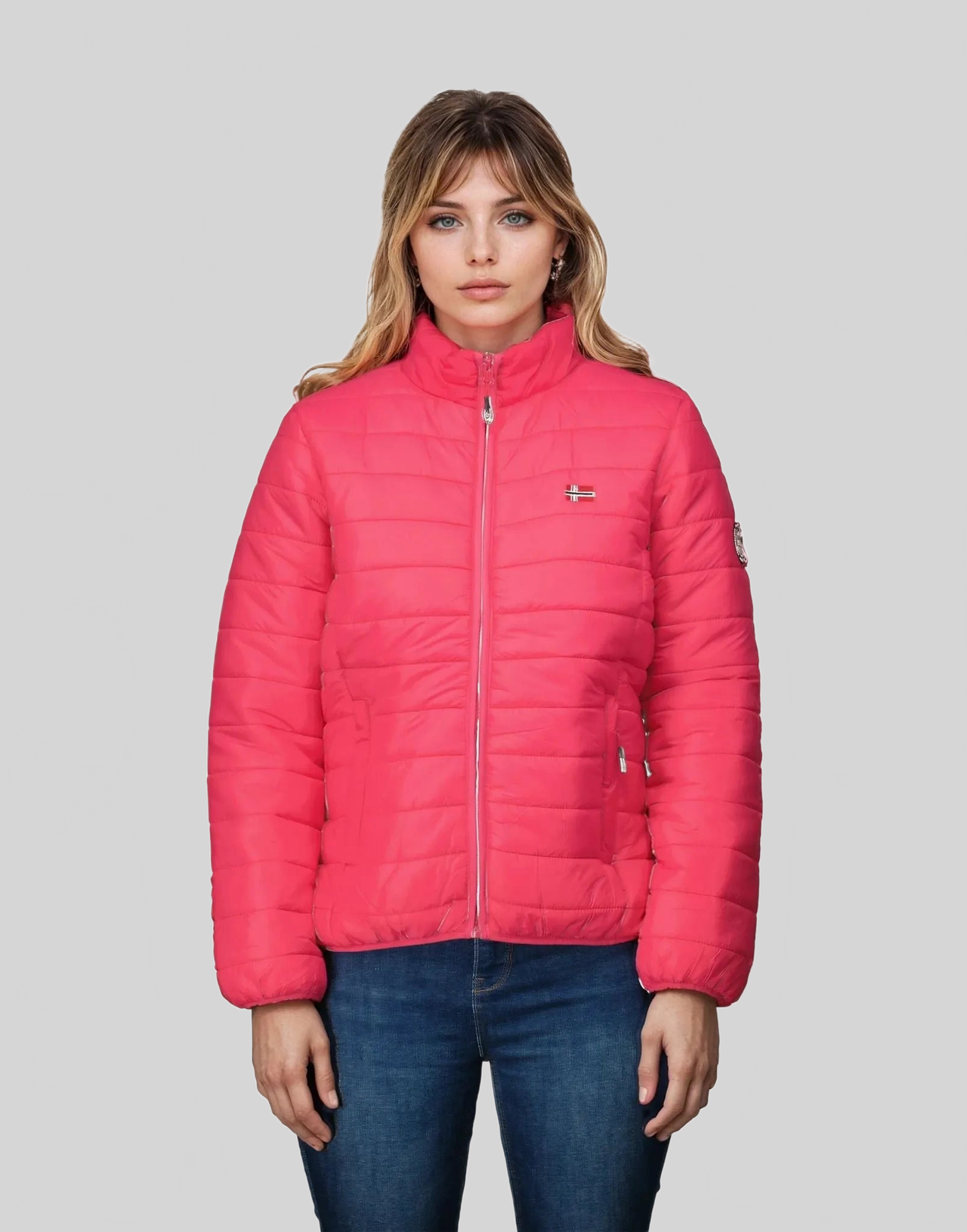 Geographical Norway ATIKA Femme - Blouson Matelassé avec Poches - Geographical Norway ATIKA_LADY_BASIC_CAMEL_S_SDB-ATIKA_LADY_BASIC_CAMEL_M_SDB-ATIKA_LADY_BASIC_CAMEL_L_SDB-ATIKA_LADY_BASIC_CAMEL_XL_SDB-ATIKA_LADY_BASIC_CAMEL_XXL_SDB-ATIKA_LADY_BASIC_FUCHSIA_S_SDB-ATIKA_LADY_BASIC_FUCHSIA_M_SDB-ATIKA_LADY_BASIC_FUCHSIA_L_SDB-ATIKA_LADY_BASIC_FUCHSIA_XL_SDB-ATIKA_LADY_BASIC_FUCHSIA_XXL_SDB