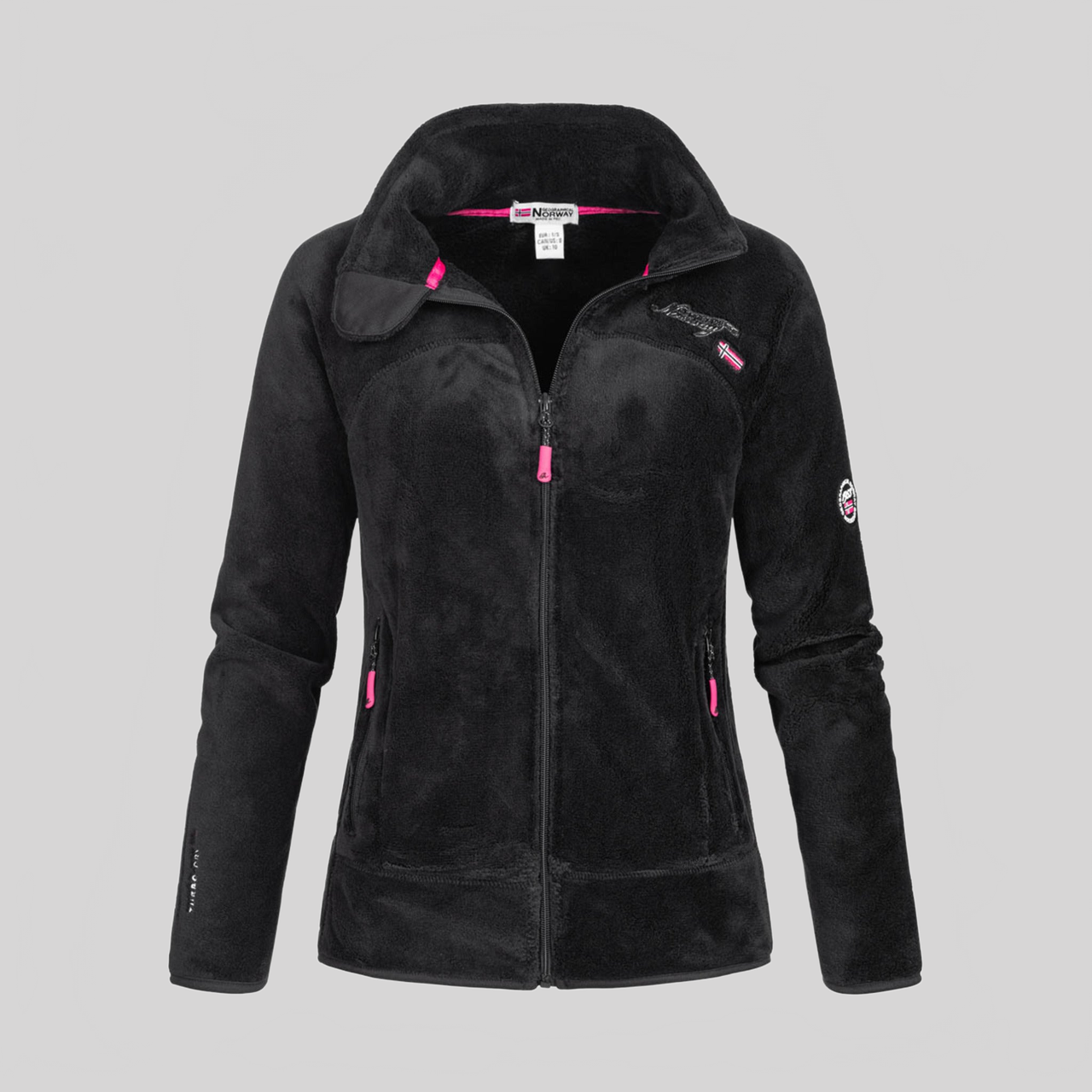 Geographical Norway Upaline Women's - Soft zipped fleece - Geographical Norway UPALINE_LADY_ROSE_PALE_S_SDB-UPALINE_LADY_BLANC_S_SDB-UPALINE_LADY_MARINE_SDB-UPALINE_LADY_MALABAR_S_SDB-UPALINE_LADY_GRIS_CLAIR_SDB-UPALINE_LADY_NOIR_SDB-UPALINE_LADY_OLIVE_SDB-UPALINE_LADY_ROUGE_SDB-UPALINE_LADY_SAUMON_SDB-UPALINE_LADY_TAUPE_S_SDB