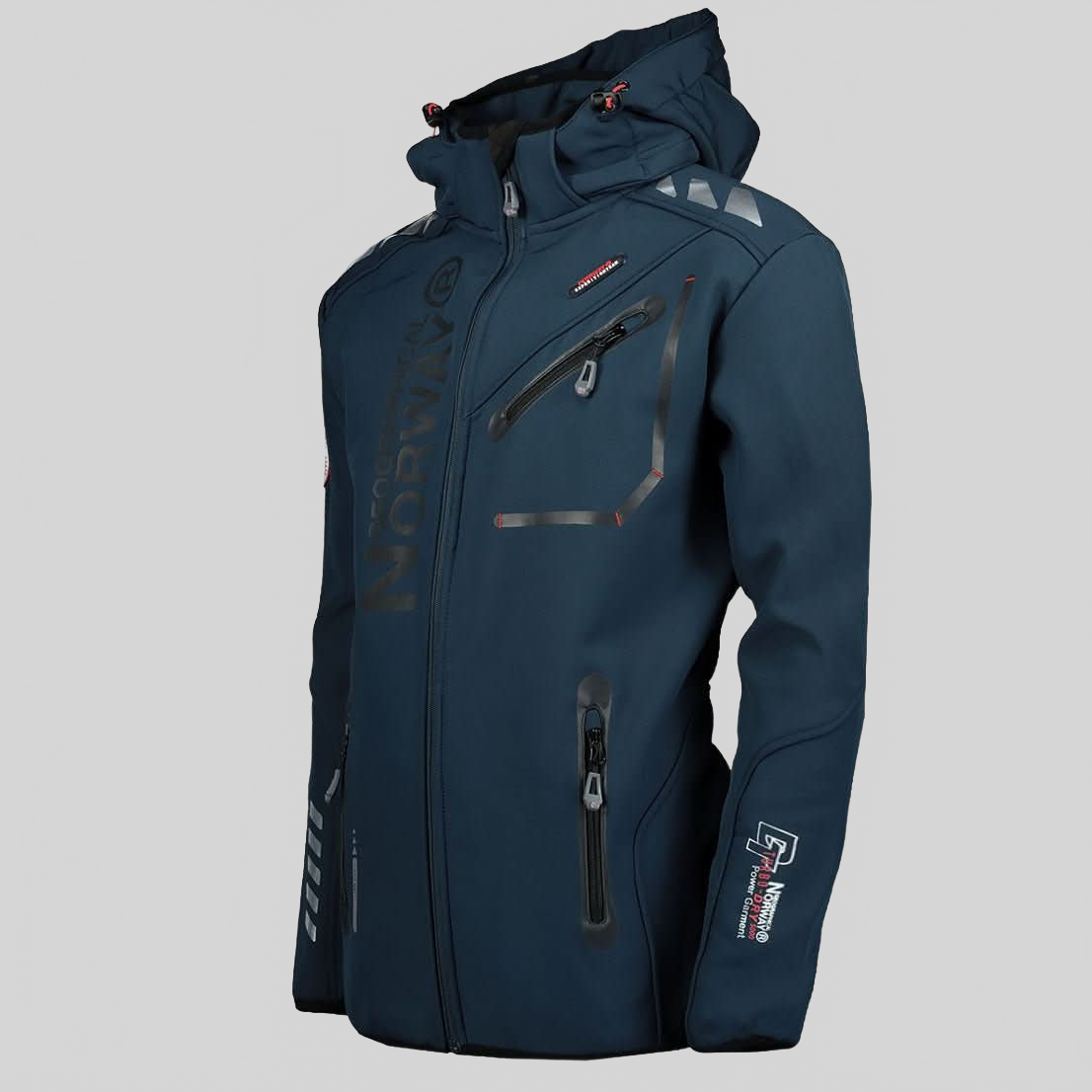 Geographical Norway Royaute Homme - Softshell Marine Schwarz - Geographical Norway - M Marine Schwarz