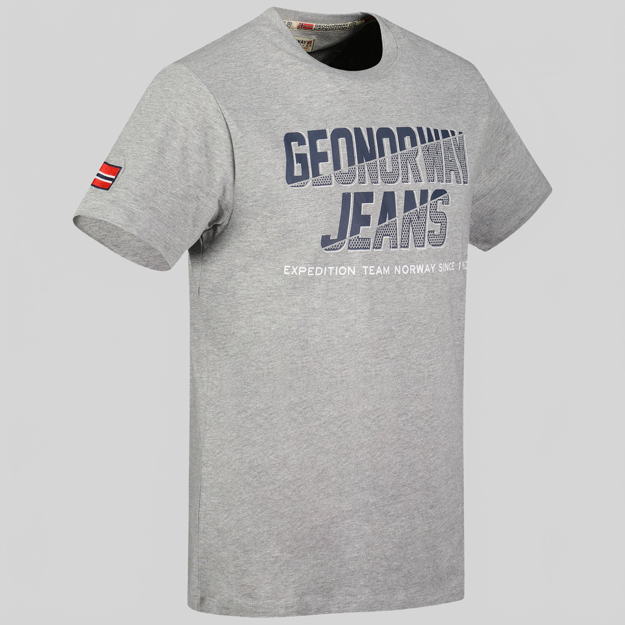 Geographical Norway Jasper - T-shirt Homme Col Rond avec Drapeau et Impressions - Geographical Norway JASPER_MEN_NOIR_M_SDB-JASPER_MEN_BLANC_M_SDB-JASPER_MEN_MARINE_M_SDB-JASPER_MEN_GRIS_CLAIR_M_SDB-JASPER_MEN_ROUGE_M_SDB-JASPER_MEN_GRIS_CLAIR_L_SDB-JASPER_MEN_MARINE_L_SDB-JASPER_MEN_BLANC_L_SDB-JASPER_MEN_ROUGE_L_SDB-JASPER_MEN_NOIR_L_SDB