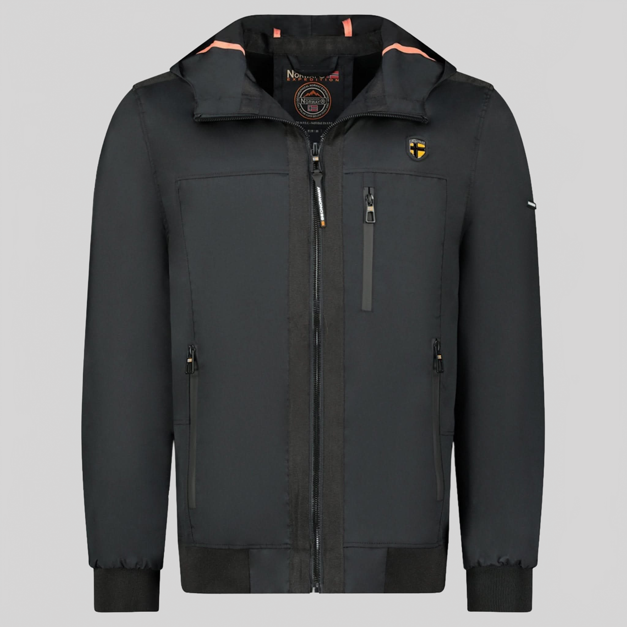 Geographical Norway Geographical Norway BACARY Hombre - Chaqueta de primavera reversible con capucha - Geographical Norway BACARY_MEN_MARINE_SDB-BACARY_MEN_MARINE_SDB-BACARY_MEN_MARINE_L_SDB-BACARY_MEN_MARINE_XL_SDB-BACARY_MEN_MARINE_XXL_SDB-BACARY_MEN_MARINE_3XL_SDB-BACARY_MEN_NOIR_SDB-BACARY_MEN_NOIR_M_SDB-BACARY_MEN_NOIR_L_SDB-BACARY_MEN_NOIR_XL_SDB