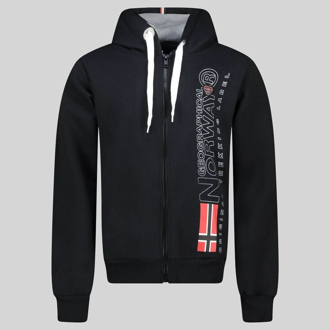 Geographical Norway FOGORA Herren - Kapuzenpullover mit Aufdrucken und Flagge am Ärmel - Geographical Norway FOGORA_MEN_CLARGRIS_S_SDB-FOGORA_MEN_NOIR_S_SDB-FOGORA_MEN_BLANC_S_SDB-.FOGORA_MEN_MARINE_S_SDB-FOGORA_MEN_GRAIS_CLAIR_M_SDB-FOGORA_MEN_SCHWARZ_M_SDB-FOGORA_MEN_BLANC_M_SDB-FOGORA_MEN_MARINE_M_SDB-FOGORA_MEN_GRAIS_CLAIR_L_SDB-FOGORA_MEN_SCHWARZ_L_SDB