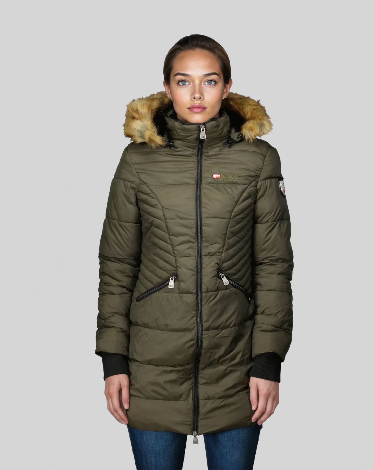 Geographical Norway Geographical Norway Abeille Femme - Parka cálida con capucha - Geographical Norway ABEILLE_LADY_KAKI_S_SDB-ABEILLE_LADY_MARINE_S_SDB-ABEILLE_LADY_NOIR_S_SDB-BEE_LADY_MOLE_SDB-BEE_LADY_KHAKI_M_SDB-BEE_LADY_MARINE_M_SDB-BEE_LADY_BLACK_M_SDB-BEE_LADY_MOLE_M_SDB-BEE_LADY_KHAKI_L_SDB-BEE_LADY_MARINE_L_SDB