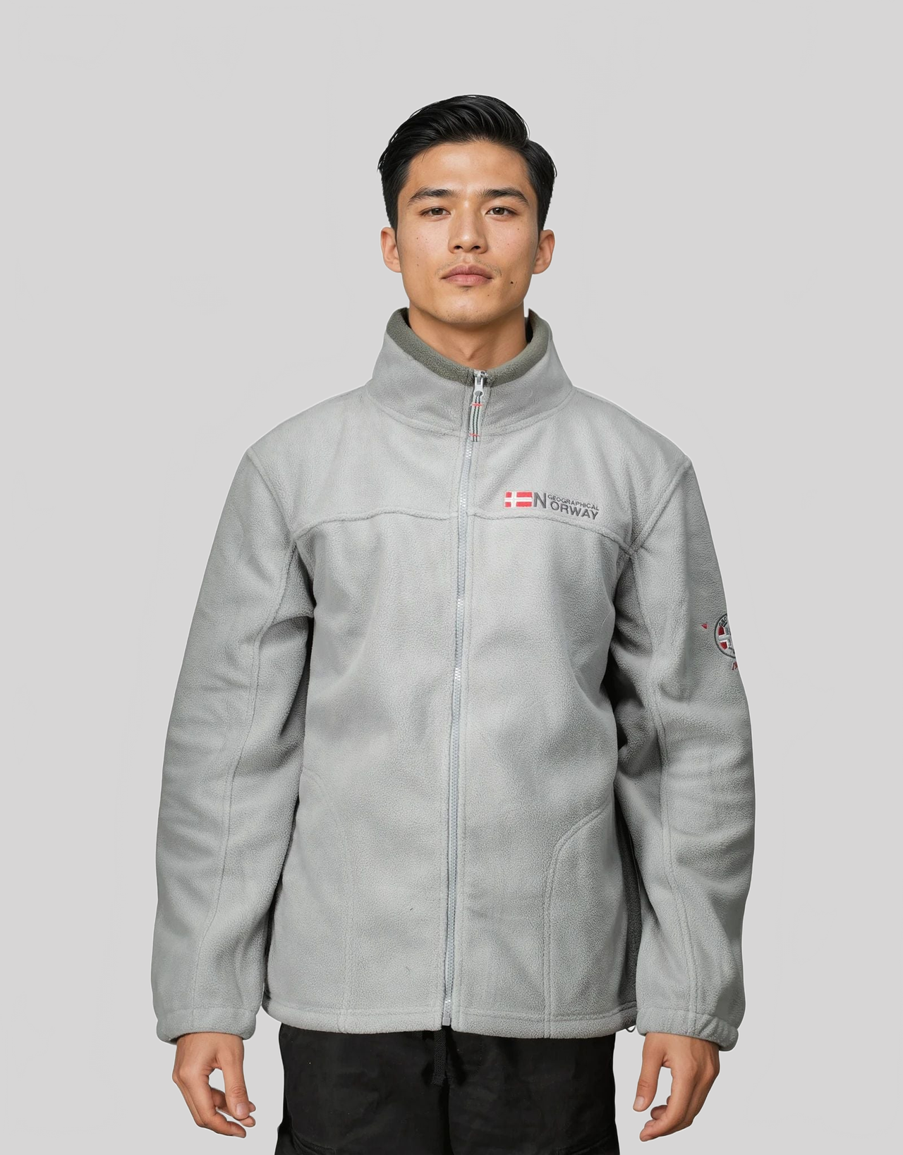 Geographical Norway Tamazonie Homme - Fleece mit Reißverschluss - Geographical Norway - L Dunkelgrün