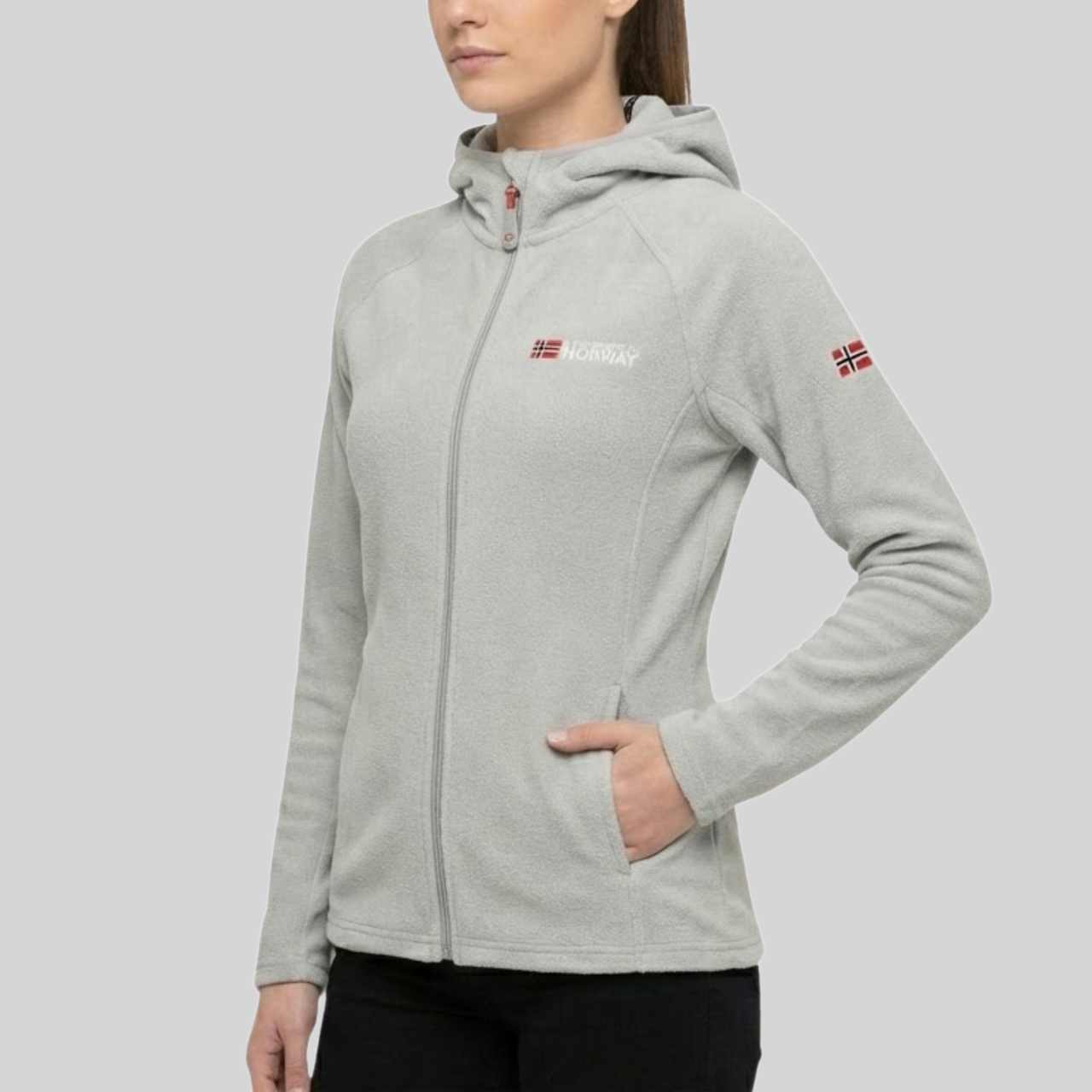  Geographical Norway TUGOOD Femme - Polaire Gris Fonce