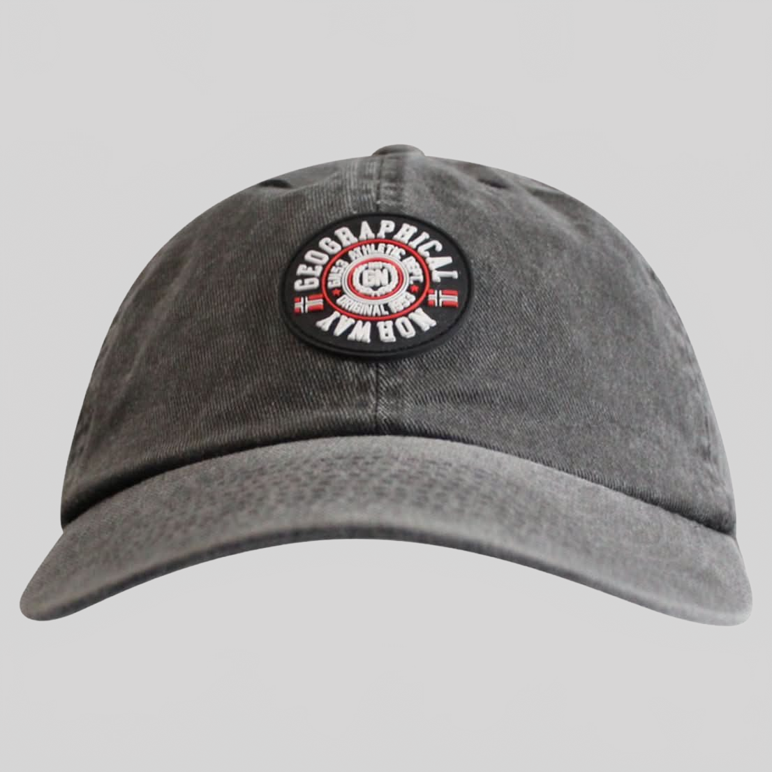 Geographical Norway Warren - Adjustable cotton cap with badge - Geographical Norway WARREN_CAP_GRIS_FONCE-WARREN_CAP_KAKI-WARREN_CAP_MARINE