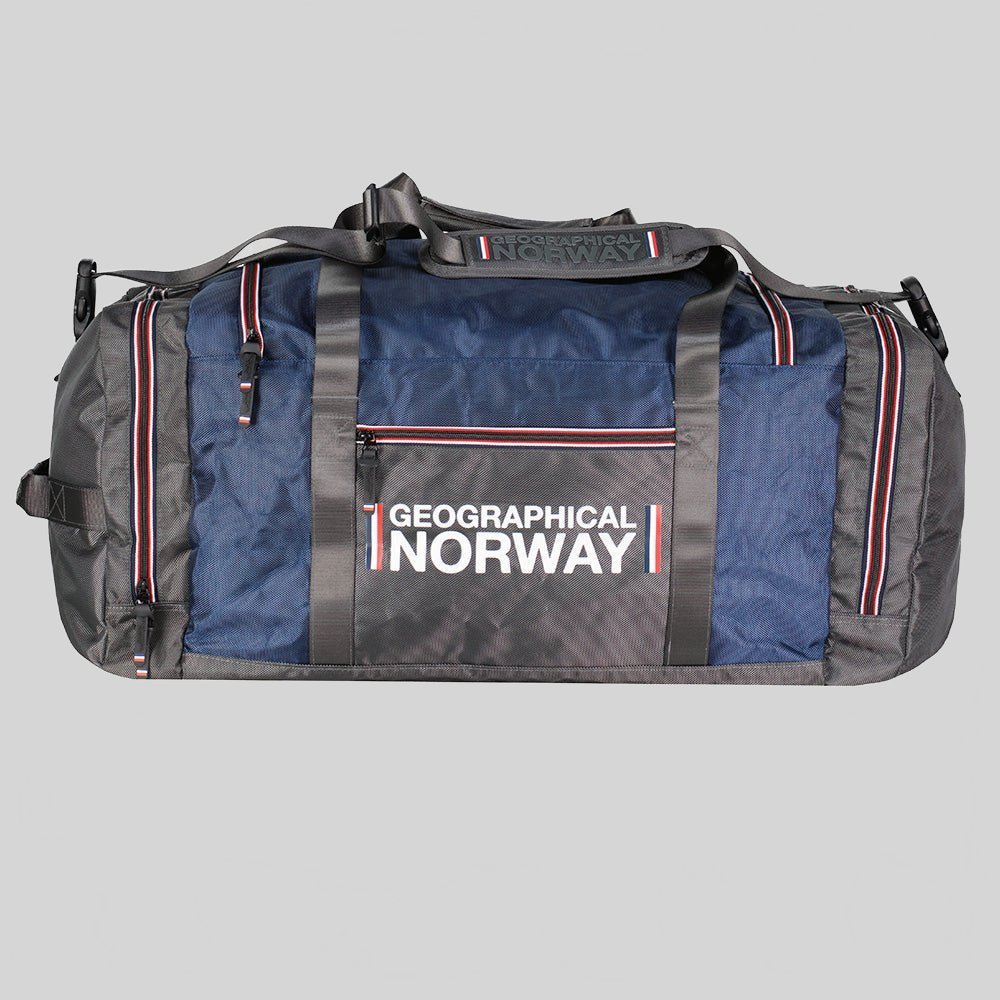 Geographical Norway Shannon - Borsa grande da viaggio e sportiva con tasche e manico - Geographical Norway SHANNON_SAC_KAKI_NOIR_SDB-SHANNON_SAC_NOIR_GRIS_FONCE_SDB-SHANNON_SAC_MARINE_GRIS_FONCE_SDB-SHANNON_SAC_GRIS_FONCE_MARINE_SDB-SHANNON_SAC_ROUGE_MARINE_SDB