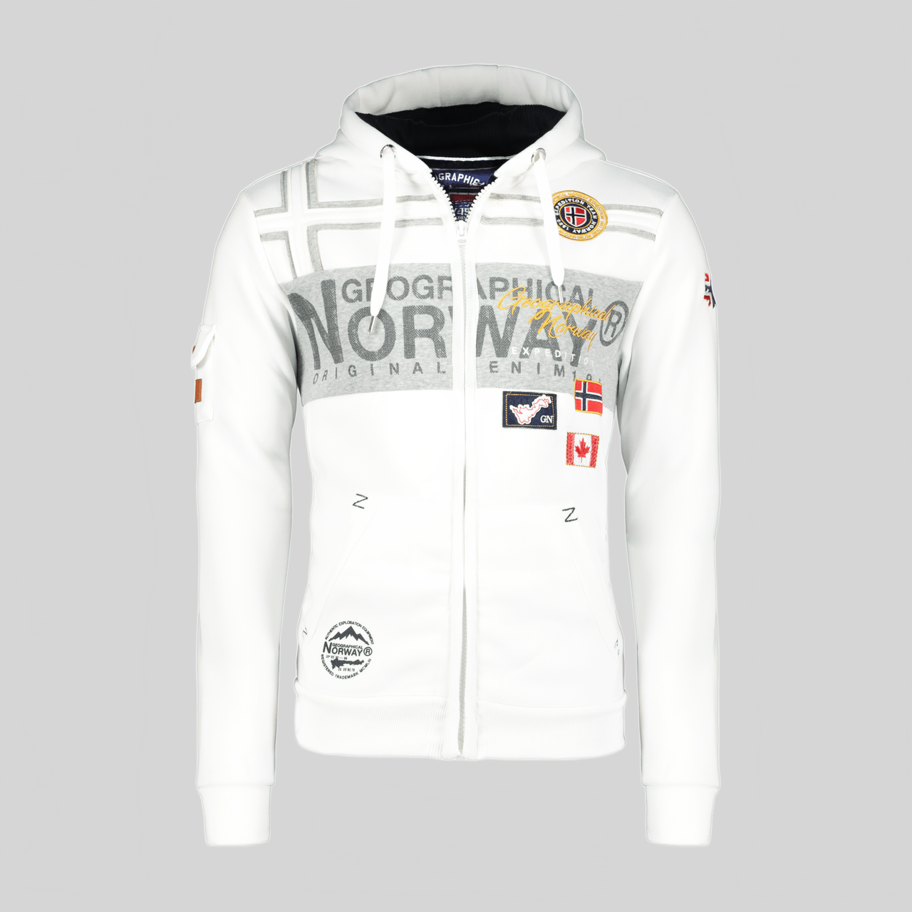 Geographical Norway Garadock Homme - Sweat - Geographical Norway GARADOCK_MEN_GRIS_CLAIR_SDB-GARADOCK_MEN_BLANC_SDB-GARADOCK_MEN_GRIS_CLAIR_MDB-GARADOCK_MEN_BLANC_M_SDB-GARADOCK_MEN_GRIS_CLAIR_L_SDB-GARADOCK_MEN_BLANC_L_SDB-GARADOCK_MEN_GRIS_CLAIR_XL_SDB-GARADOCK_MEN_BLANC_XL_SDB-GARADOCK_MEN_GRIS_CLAIR_XXL_SDB-GARADOCK_MEN_BLANC_XXL_SDB