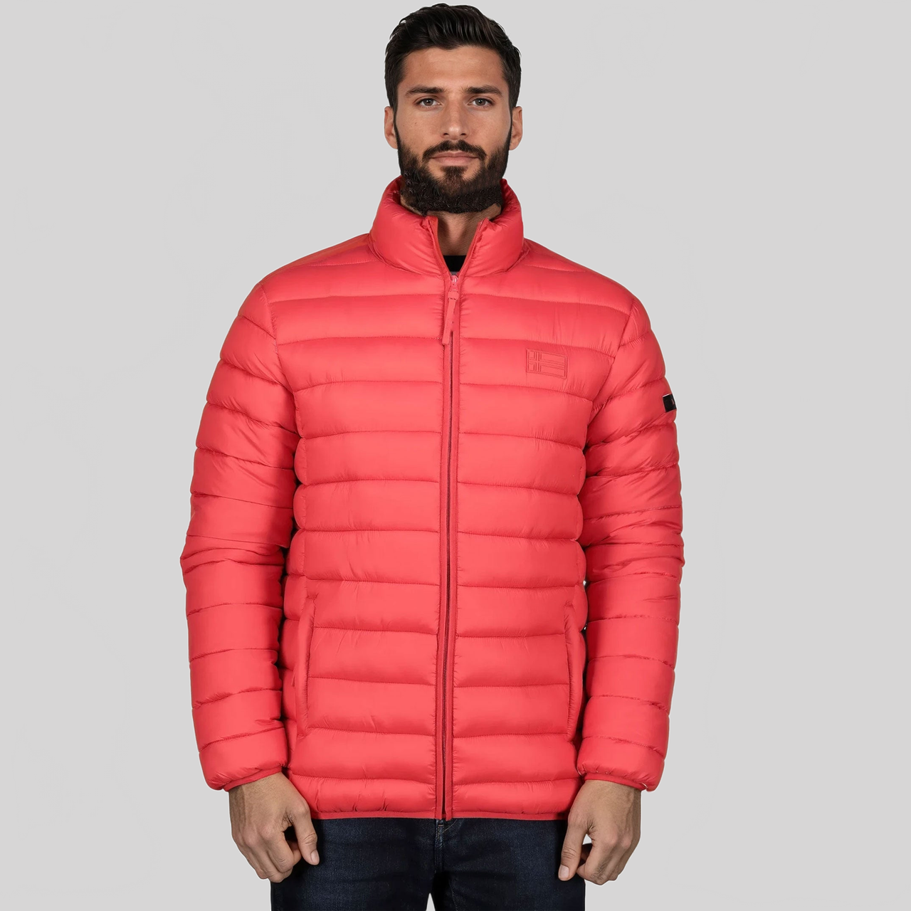  Geographical Norway AMICHOKO BASIC Homme - Blouson Rouge