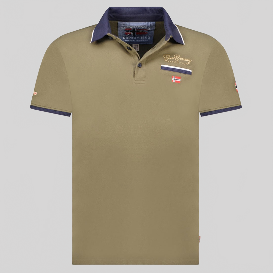 Geographical Norway KARA Homme - Polo à Manches Courtes, Poche - Geographical Norway KARA_MEN_BLANC_S_SDB-KARA_MEN_NOIR_S_SDB-KARA_MEN_KAKI_S_SDB-KARA_MEN_BLANC_M_SDB-KARA_MEN_NOIR_M_SDB-KARA_MEN_KAKI_M_SDB-KARA_MEN_BLANC_L_SDB-KARA_MEN_NOIR_L_SDB-KARA_MEN_KAKI_L_SDB-KARA_MEN_NOIR_XL_SDB