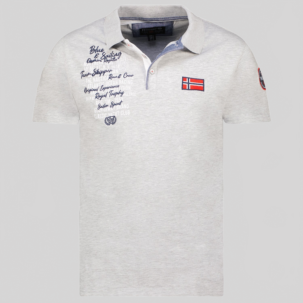 Geographical Geographical Norway KANCRE Men - Polo de manga corta, Bandera y escudo - Geographical Norway KANCRE_MEN_GRIS_CLAIR_S_SDB-KANCRE_MEN_GRIS_CLAIR_M_SDB-KANCRE_MEN_GRIS_CLAIR_L_SDB-KANCRE_MEN_GRIS_CLAIR_XL_SDB-KANCRE_MEN_GRIS_CLAIR_XXL_SDB-KANCRE_MEN_MARINE_M_SDB-KANCRE_MEN_MARINE_L_SDB-KANCRE_MEN_MARINE_XL_SDB-KANCRE_MEN_MARINE_XXL_SDB-KANCRE_MEN_MARINE_3XL_SDB