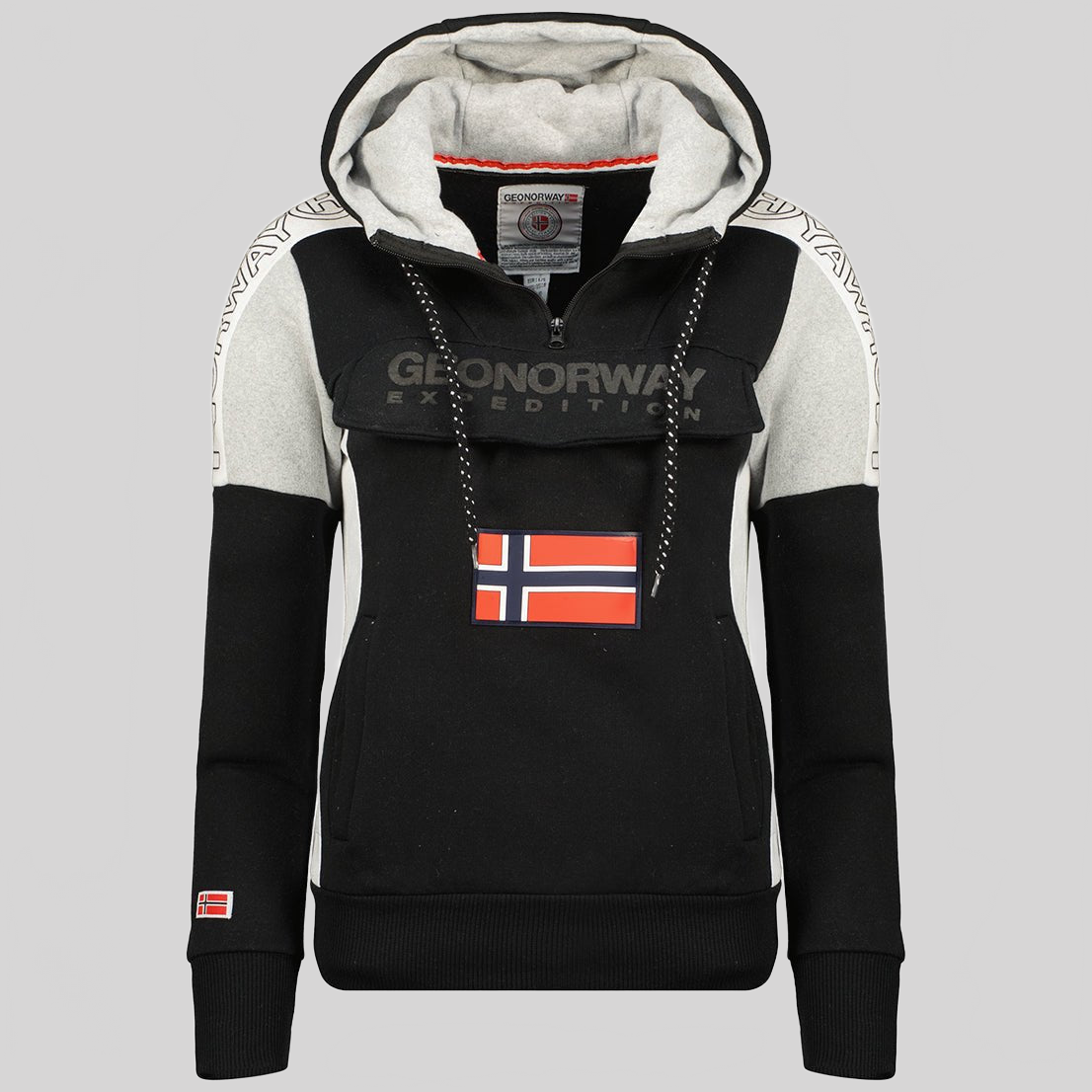 Geographical Norway Fago Femme - Sweat à capuche - Geographical Norway FAGO_LADY_NOIR_S_SDB-FAGO_LADY_MARINE_S_SDB-FAGO_LADY_GRIS_CLAIR_S_SDB-FAGO_LADY_ROUGE_S_SDB-FAGO_LADY_ROSE_FLASH_S_SDB-FAGO_LADY_NOIR_L_SDB-FAGO_LADY_MARINE_M_SDB-FAGO_LADY_GRIS_CLAIR_M_SDB-FAGO_LADY_ROUGE_M_SDB-FAGO_LADY_ROSE_FLASH_M_SDB